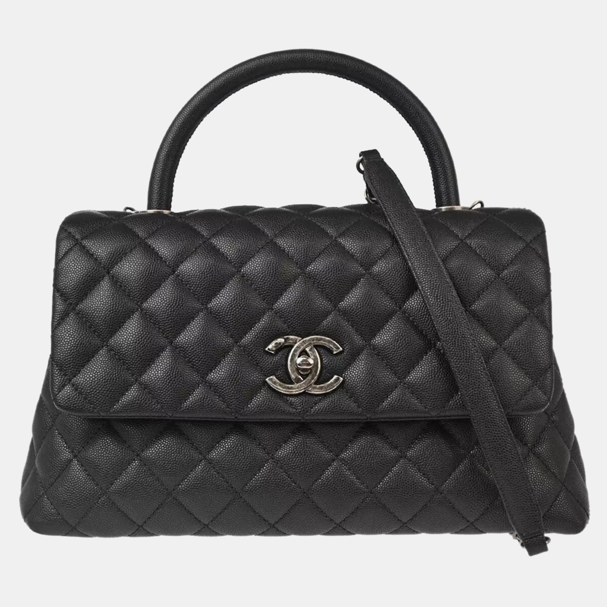 

Chanel Black Calfskin Handbag