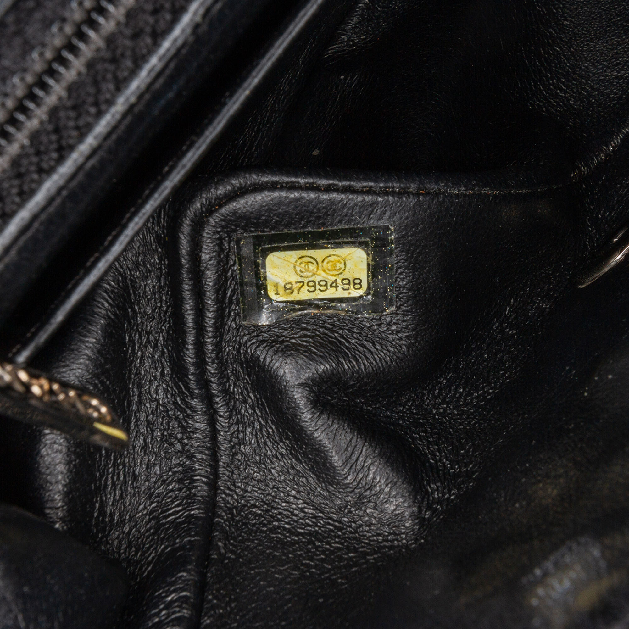 Chanel Black Patent Mini Square Classic Single Flap 