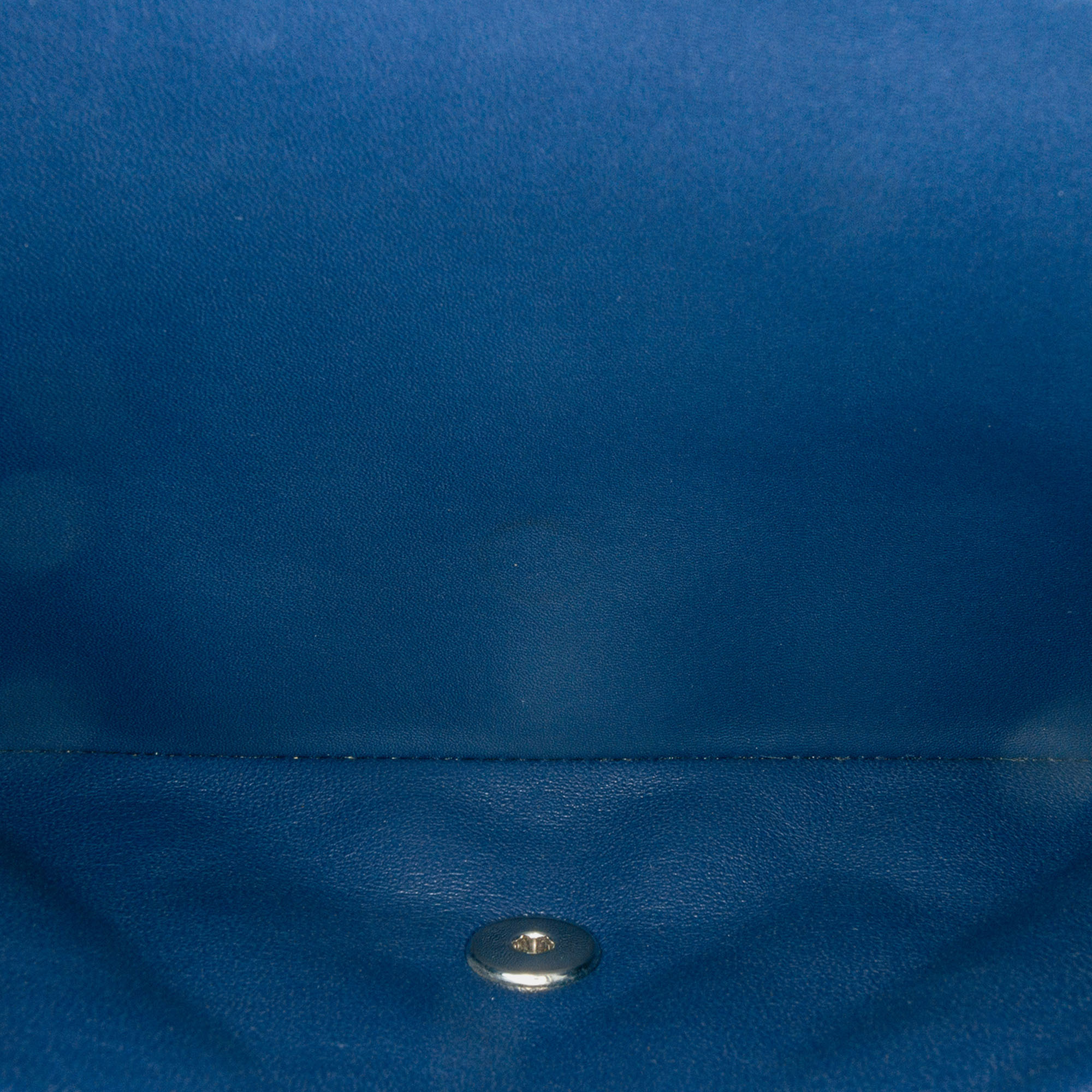 Chanel Blue Lambskin  Jumbo Classic Double Flap 