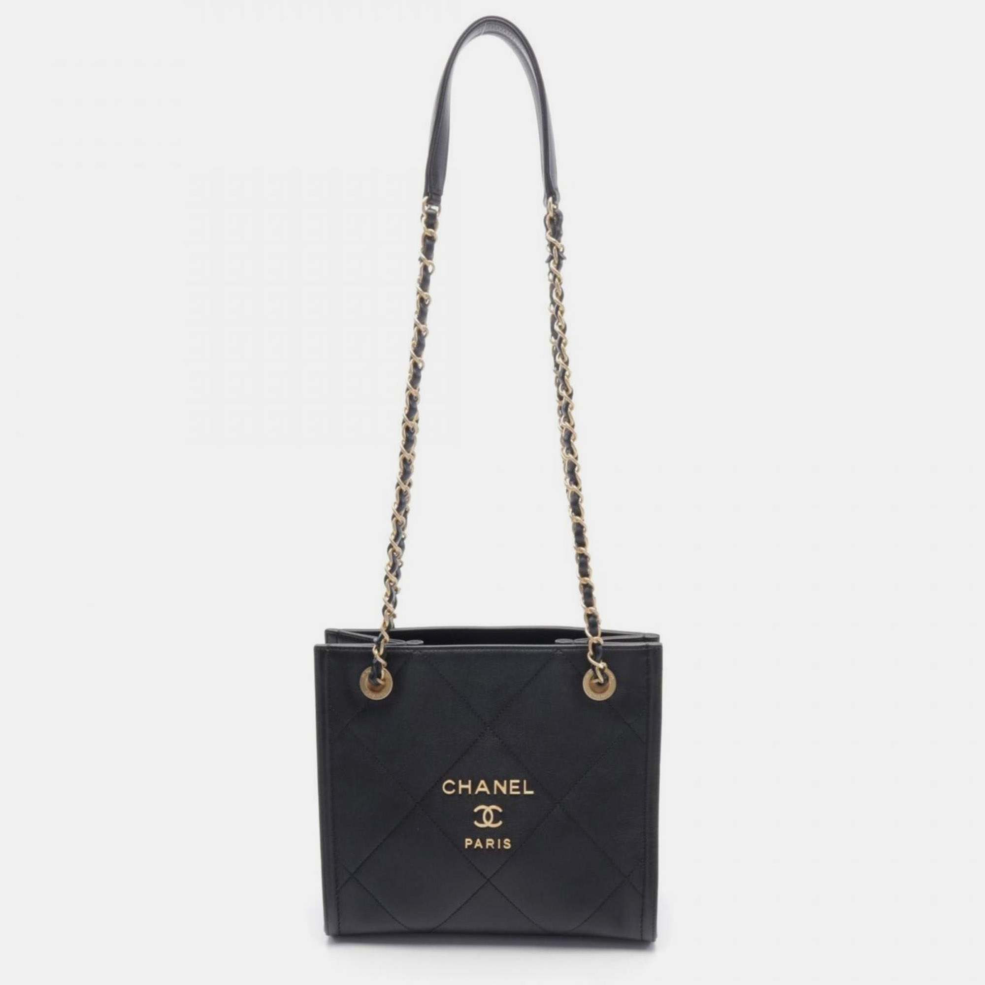 

Chanel Black Leather Tote Bag