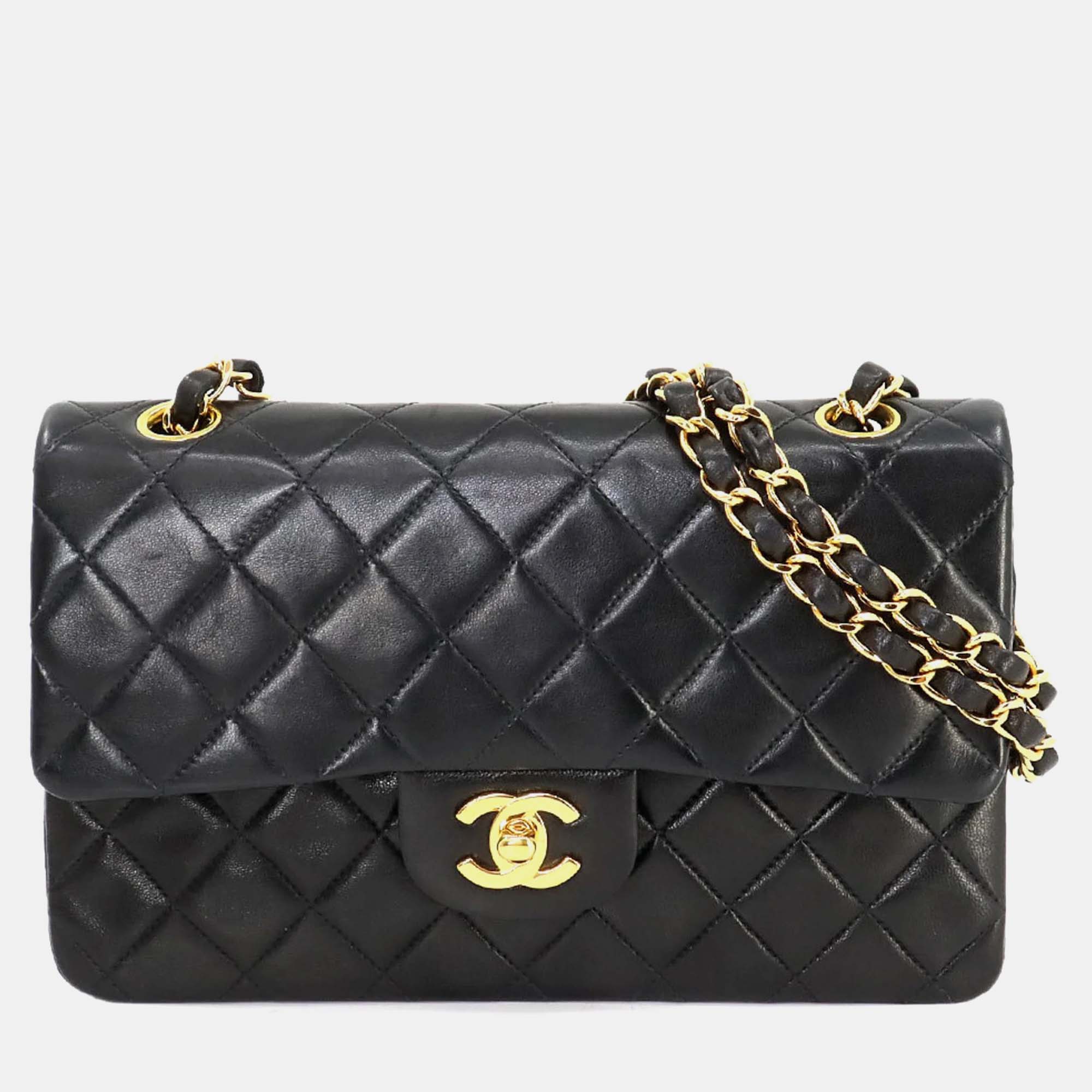 

Chanel Matelasse 23 Chain Shoulder Bag Leather Black