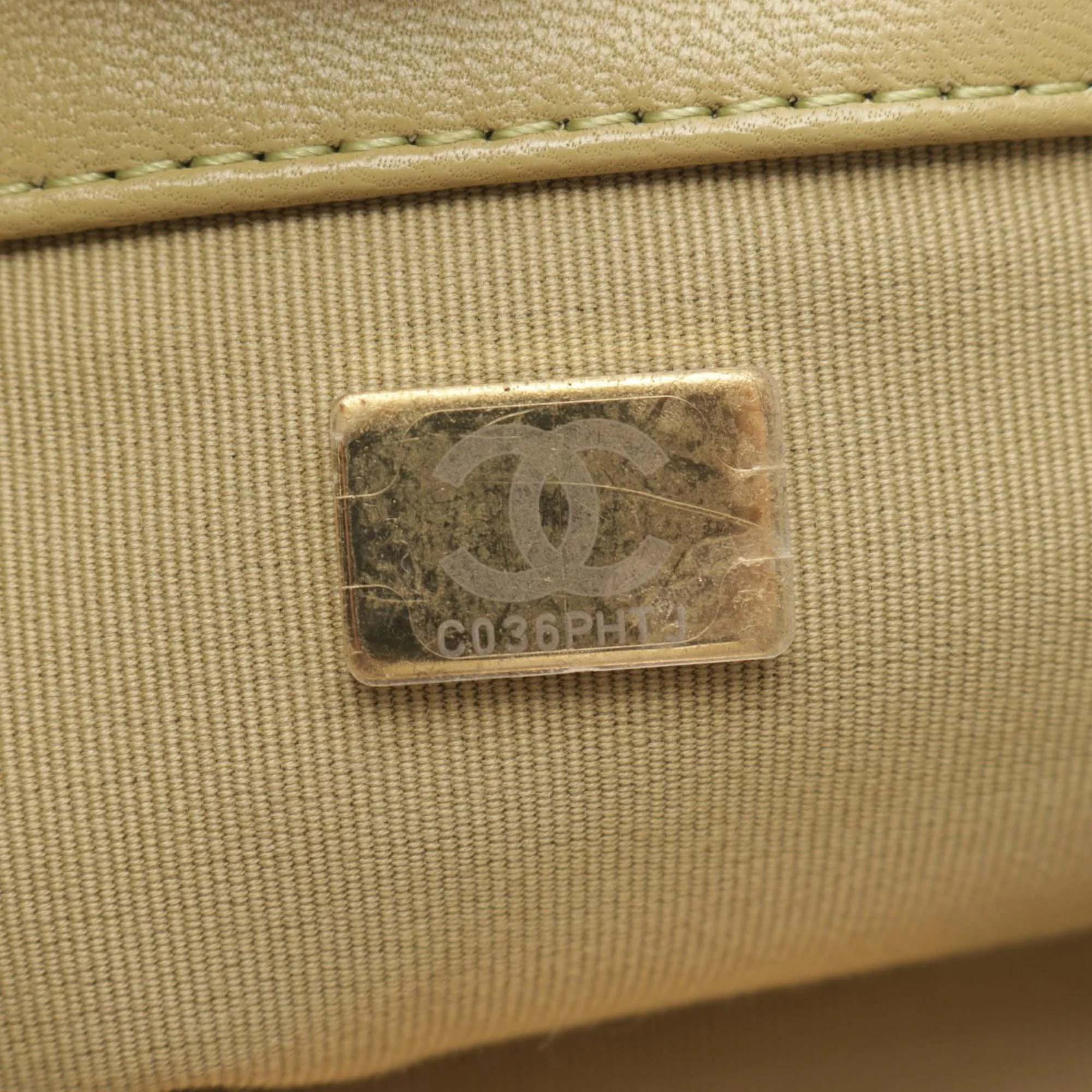 Chanel Beige Lambskin Leather 19 Shoulder Bag 