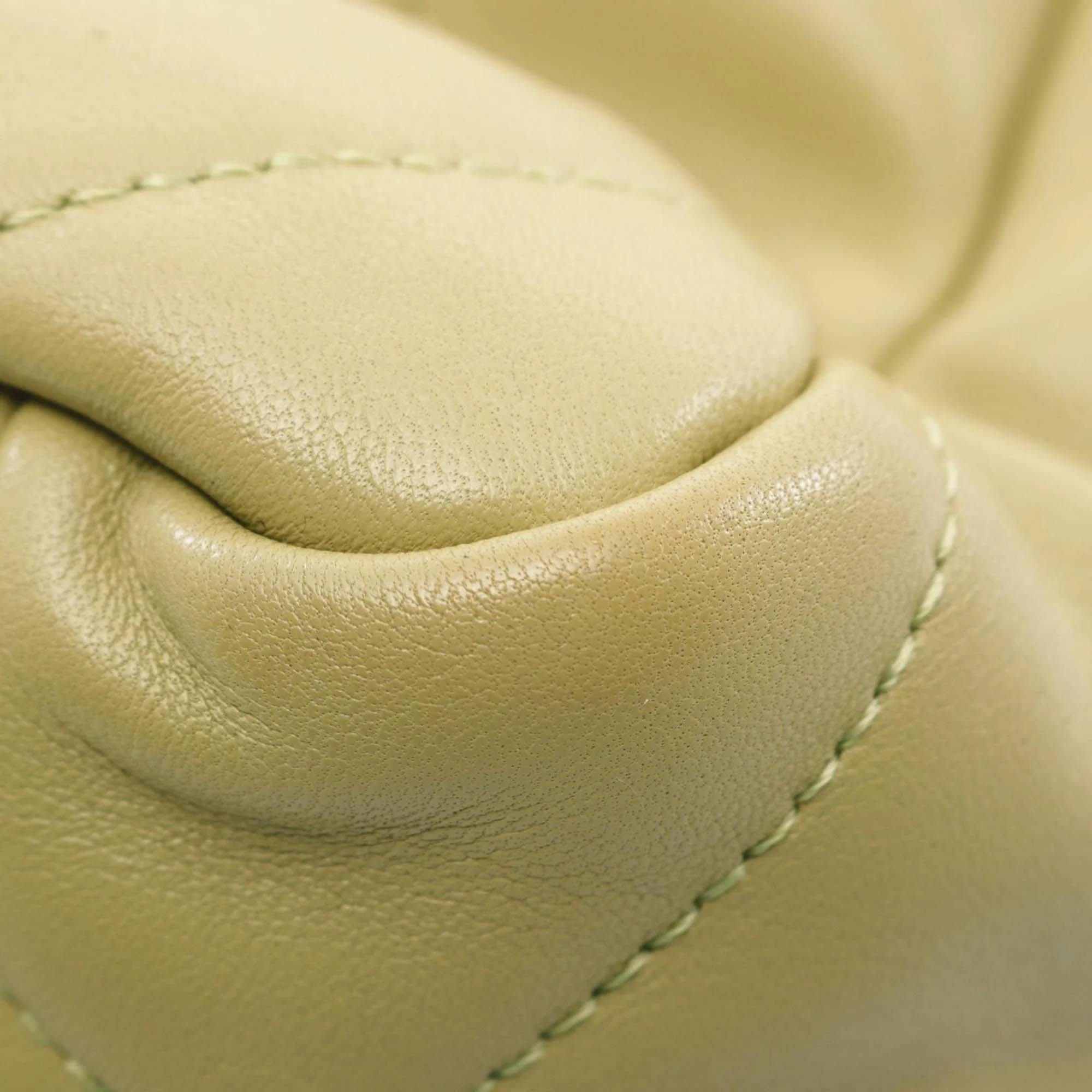 Chanel Beige Lambskin Leather 19 Shoulder Bag 