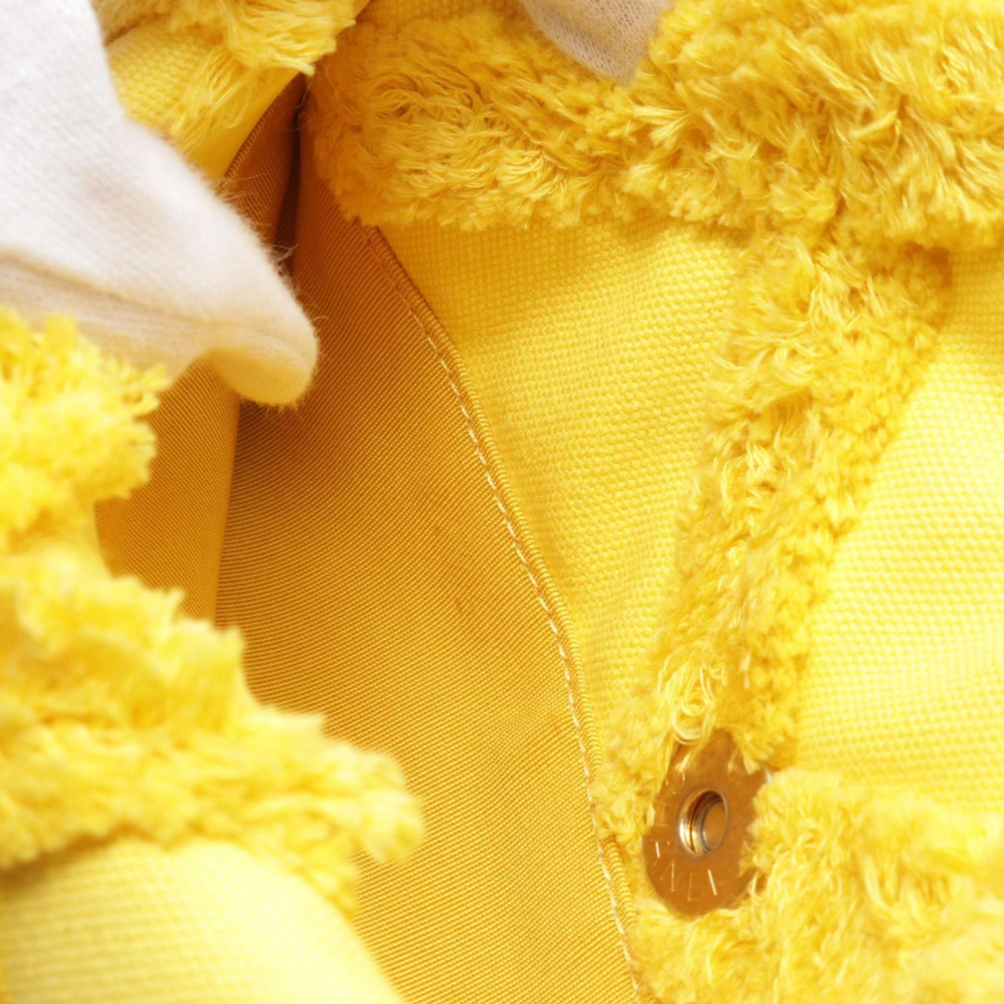 Chanel Yellow Canvas 19 Shoulder Bag 