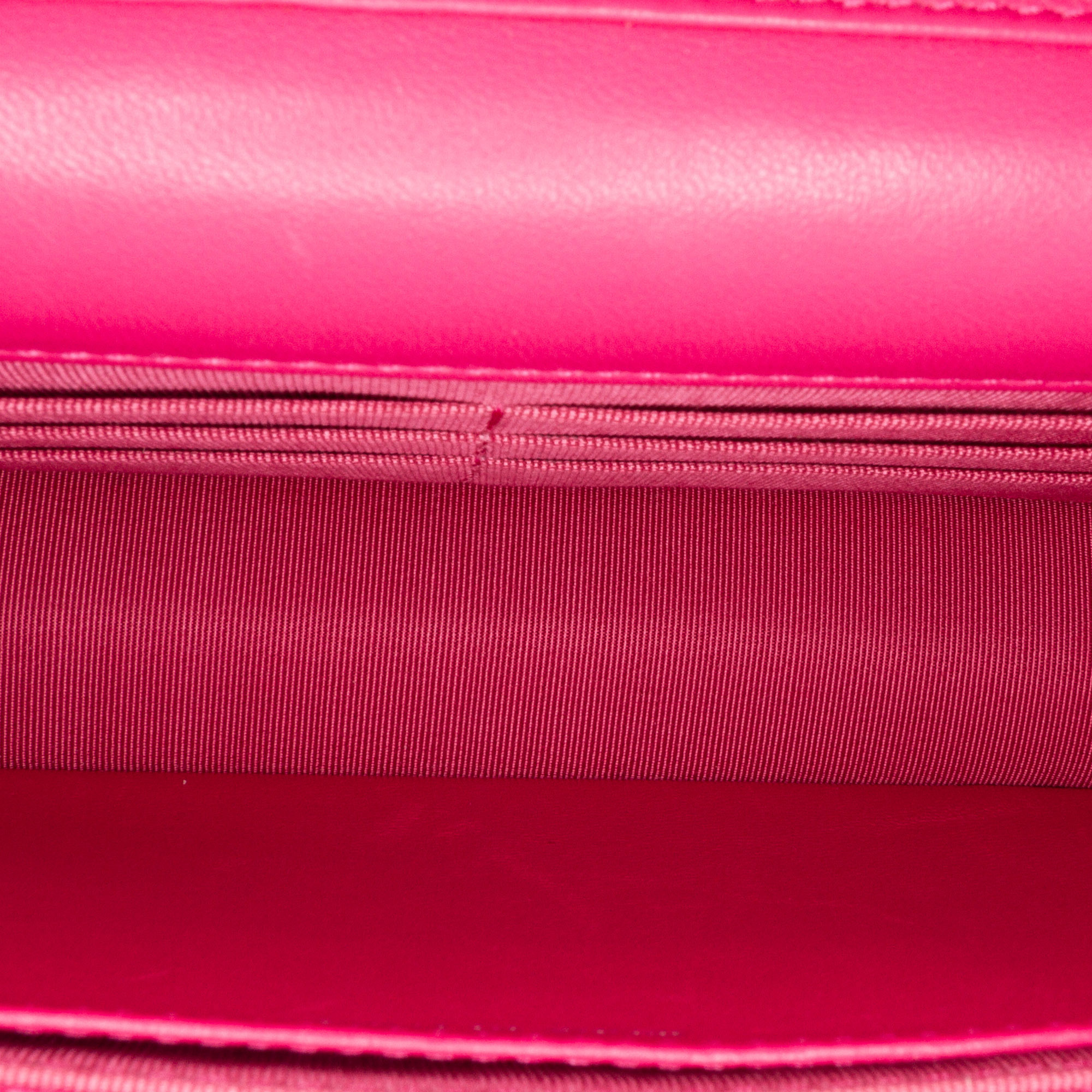 Chanel Pink Classic Lambskin Wallet on Chain 