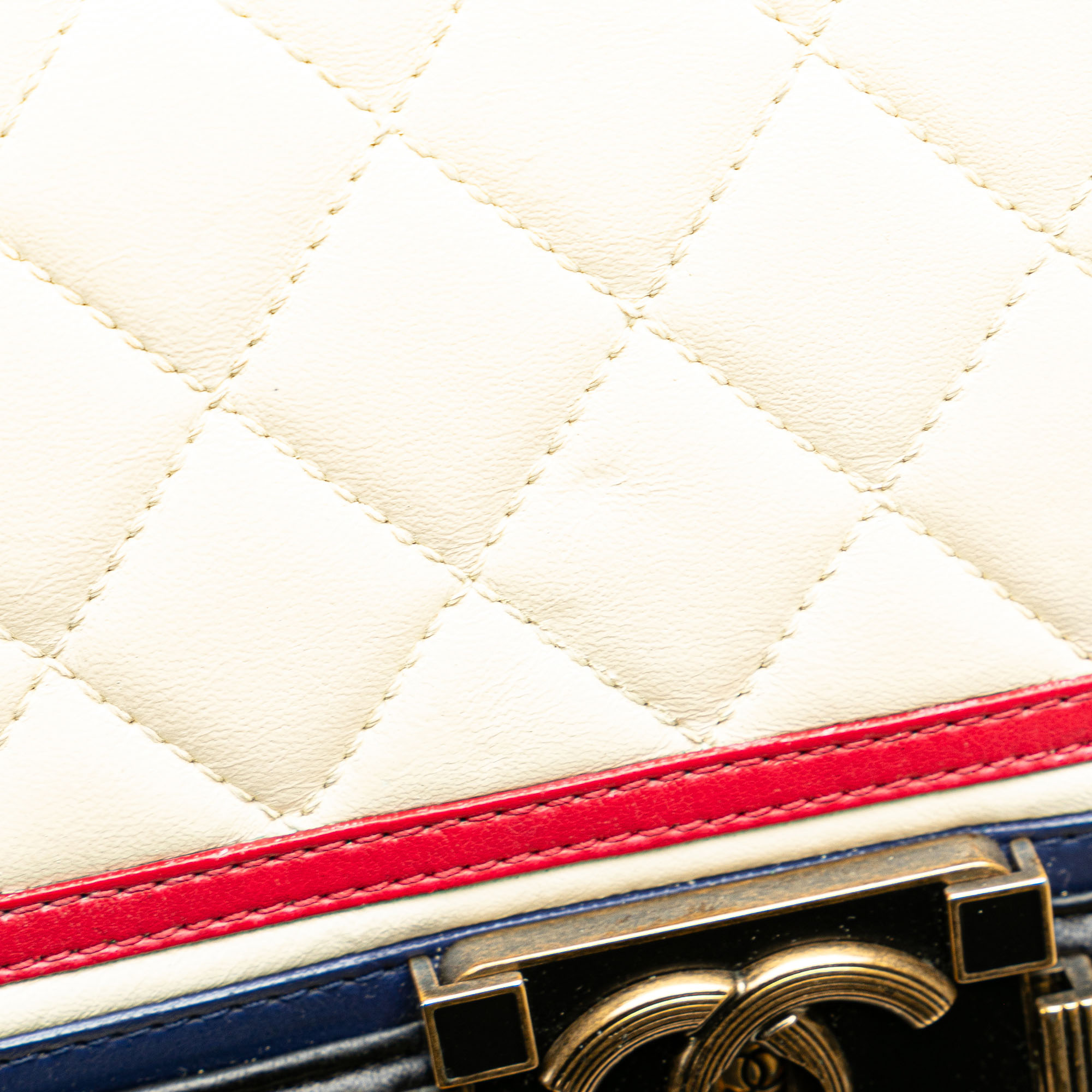 Chanel Multicolor Medium Multicolor Lambskin Crest Boy Flap 