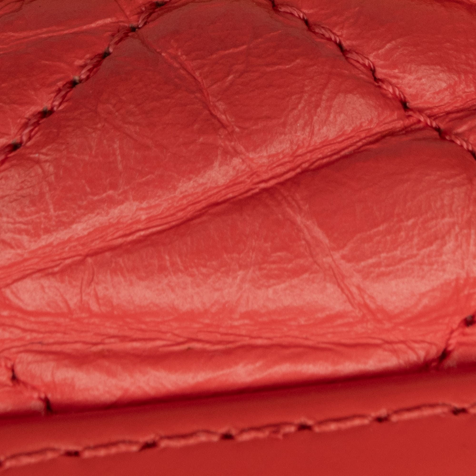 Chanel Red Small Aged Calfskin Gabrielle Crossbody 
