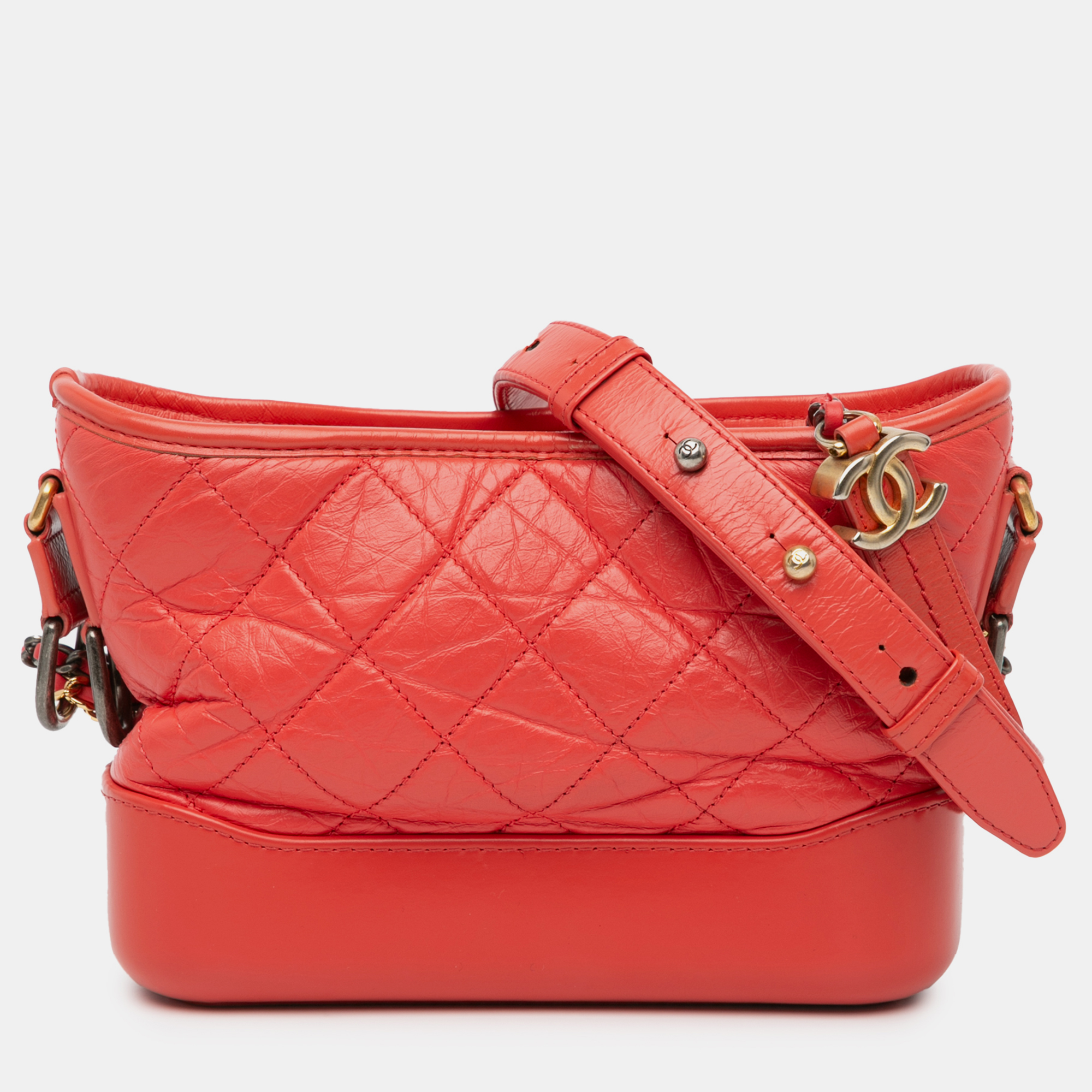 

Chanel Red Small Aged Calfskin Gabrielle Crossbody