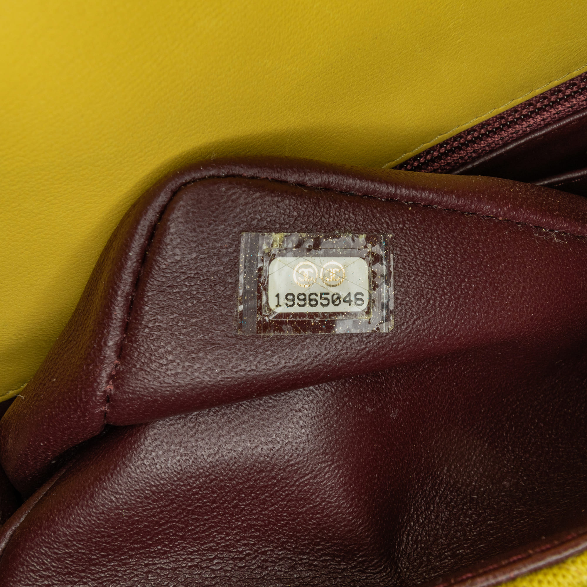 Chanel Yellow Mini Jersey Chic With Me Flap 
