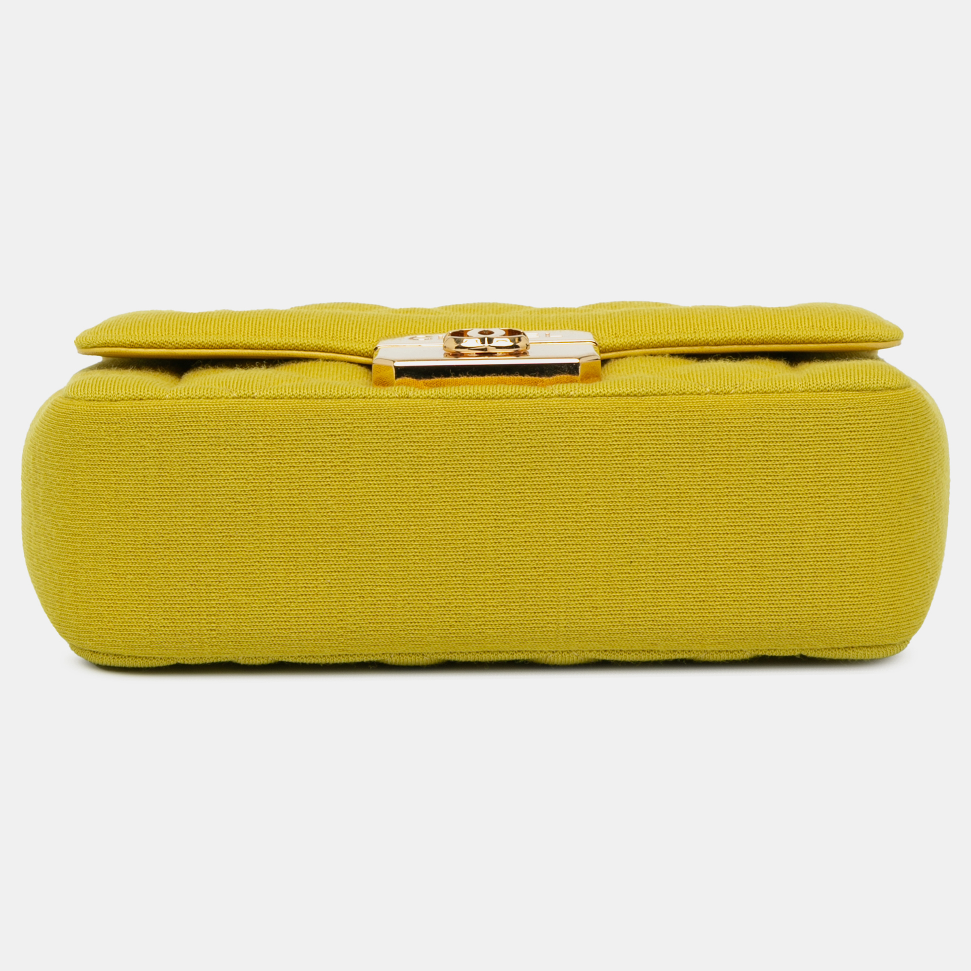 Chanel Yellow Mini Jersey Chic With Me Flap 