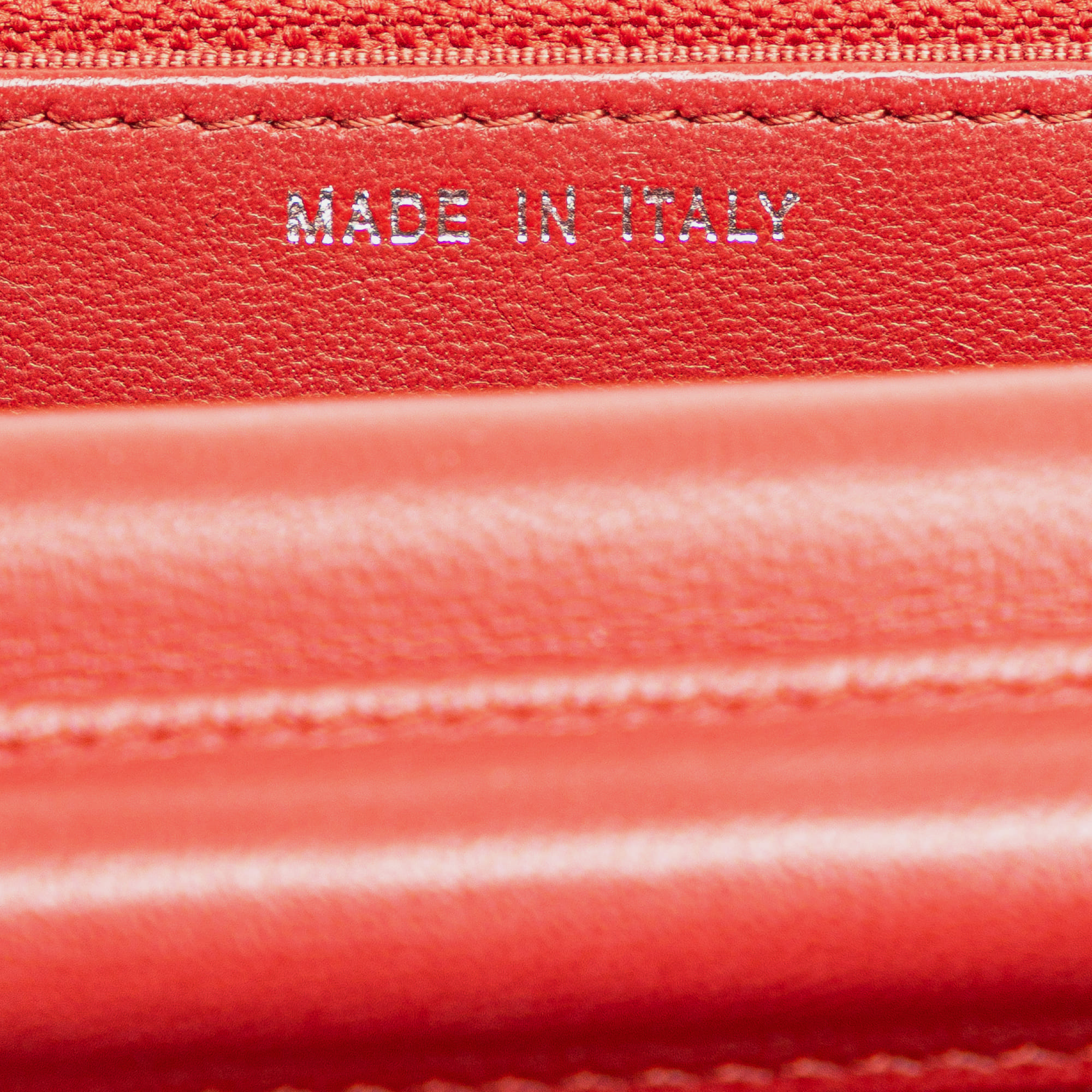 Chanel Red Classic Lambskin Wallet on Chain 