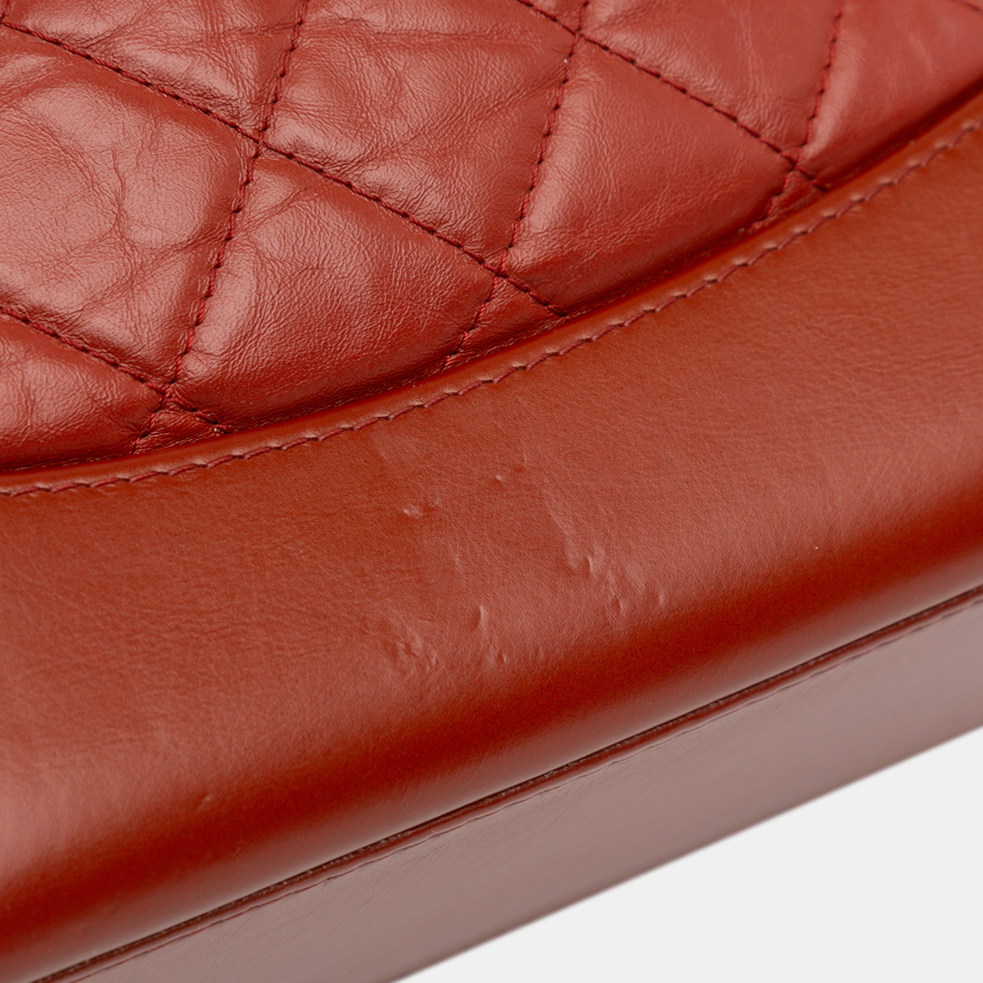 Chanel Red Small Aged Calfskin Gabrielle Backpack 