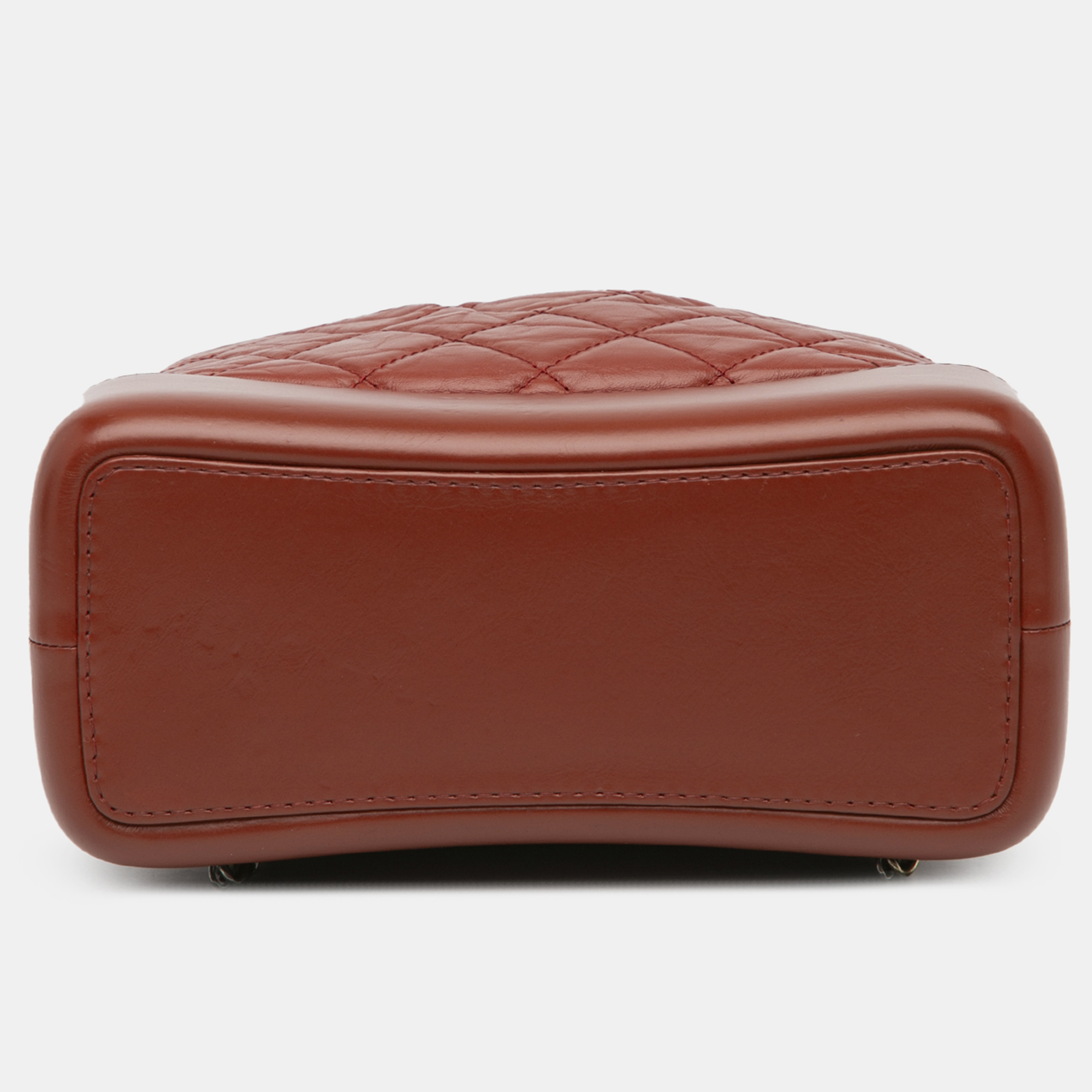 Chanel Red Small Aged Calfskin Gabrielle Backpack 