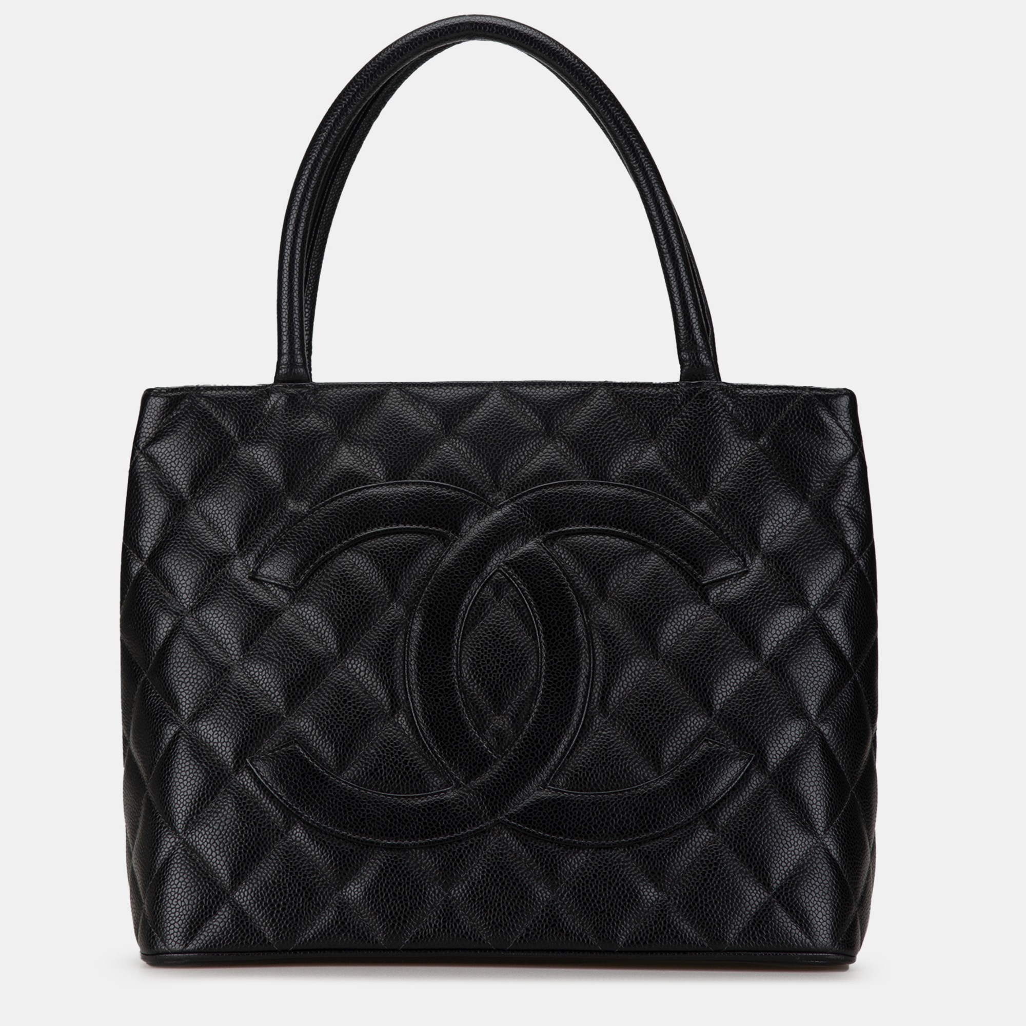 

Chanel Black Caviar Medallion Tote