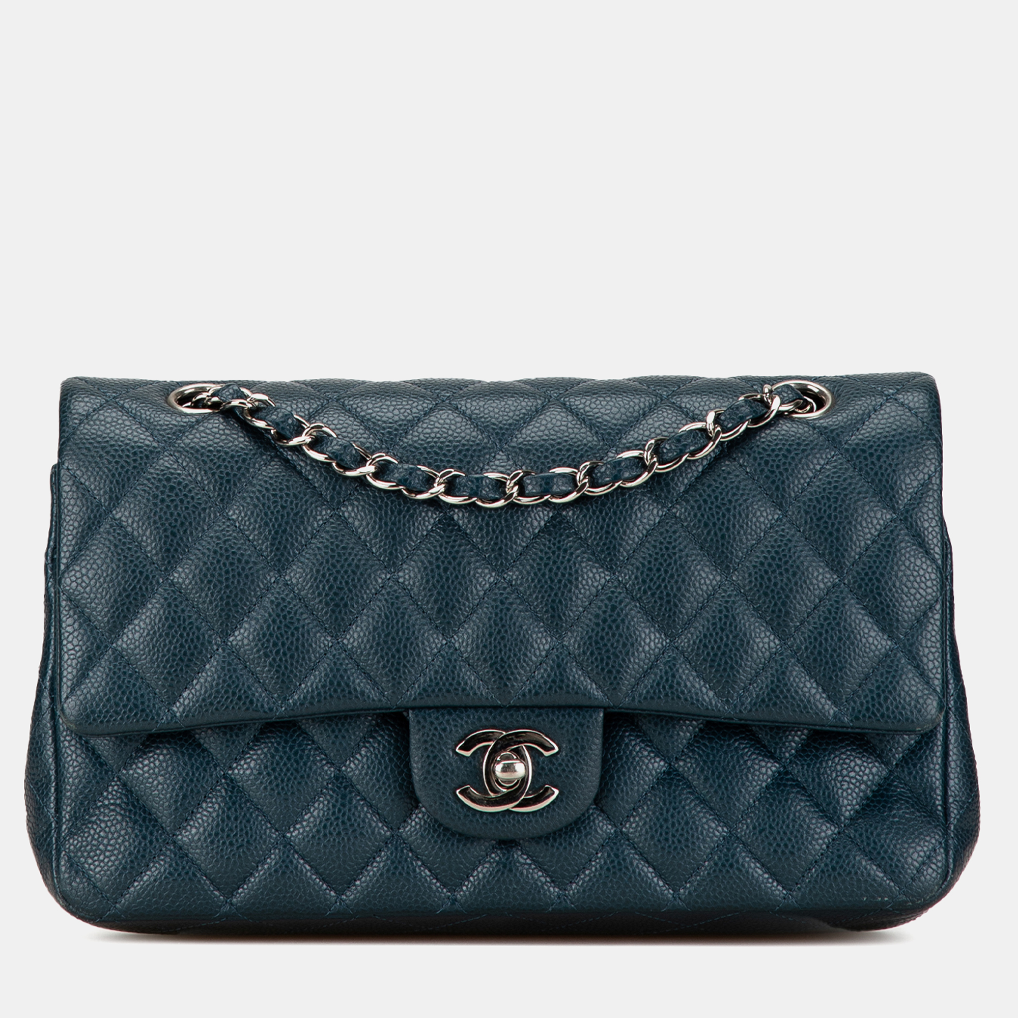 

Chanel Blue Caviar Medium Classic Double Flap Bag