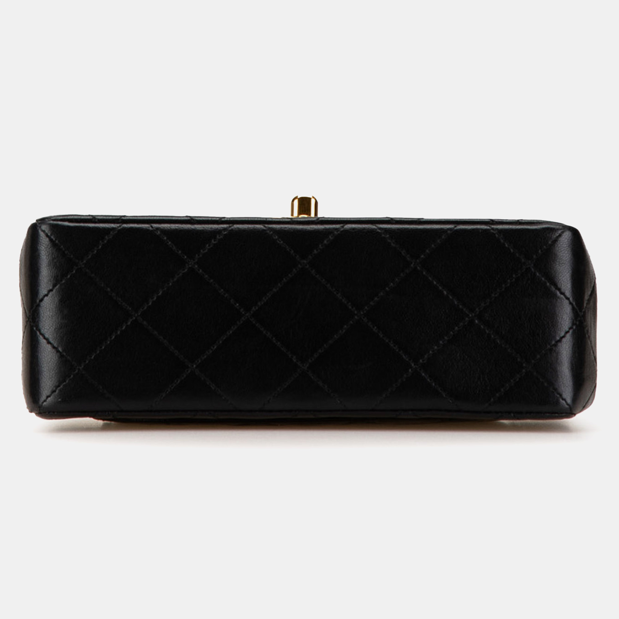 Chanel Black Mini Square Classic Lambskin Flap 