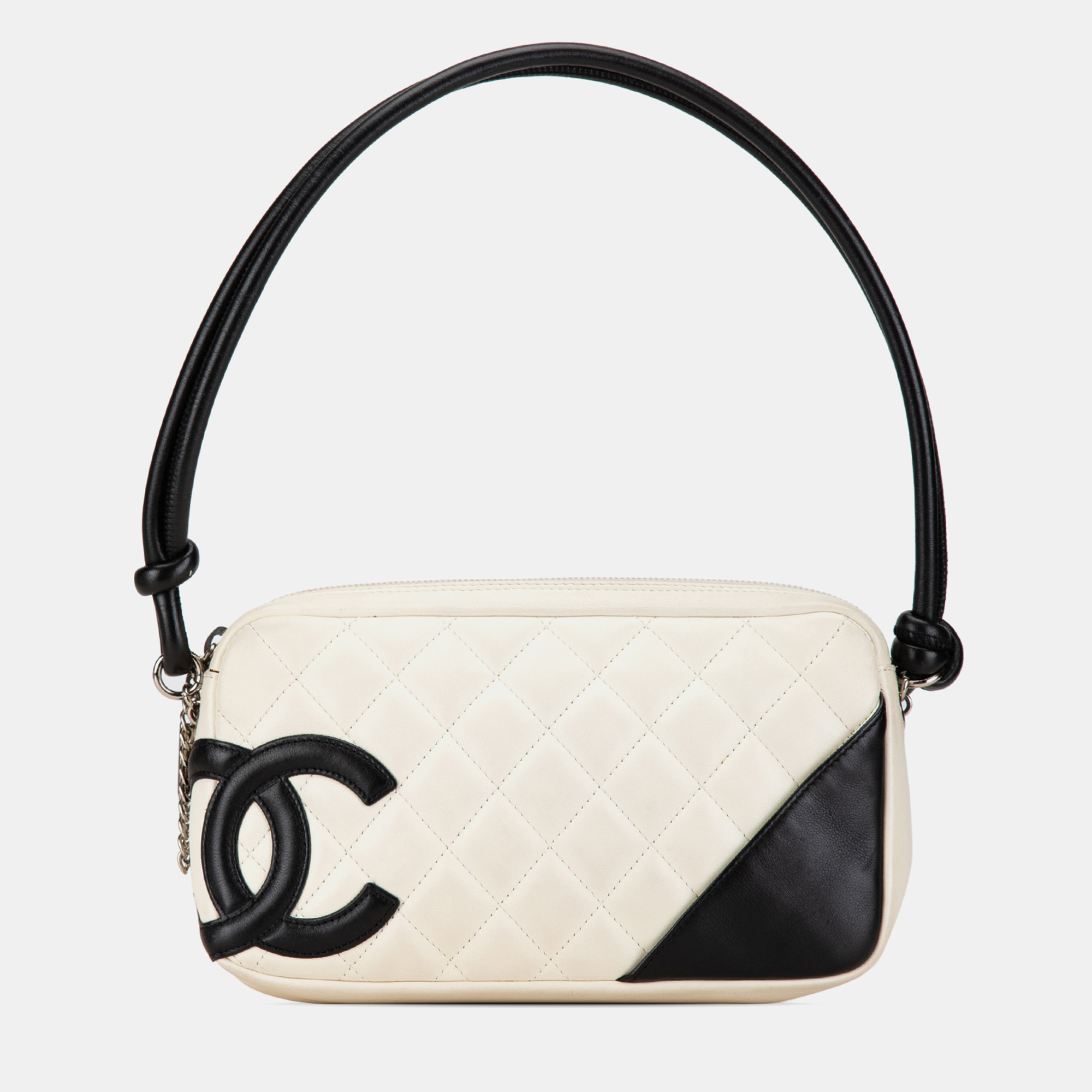 

Chanel White Cambon Ligne Pochette