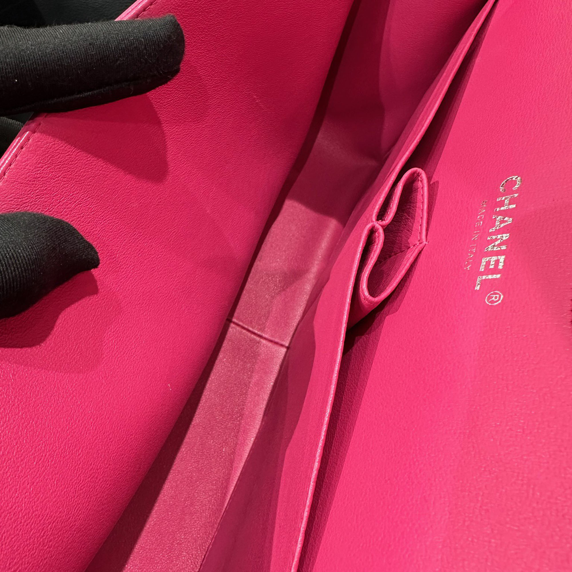Chanel Hot pink cf Jumbo bag 