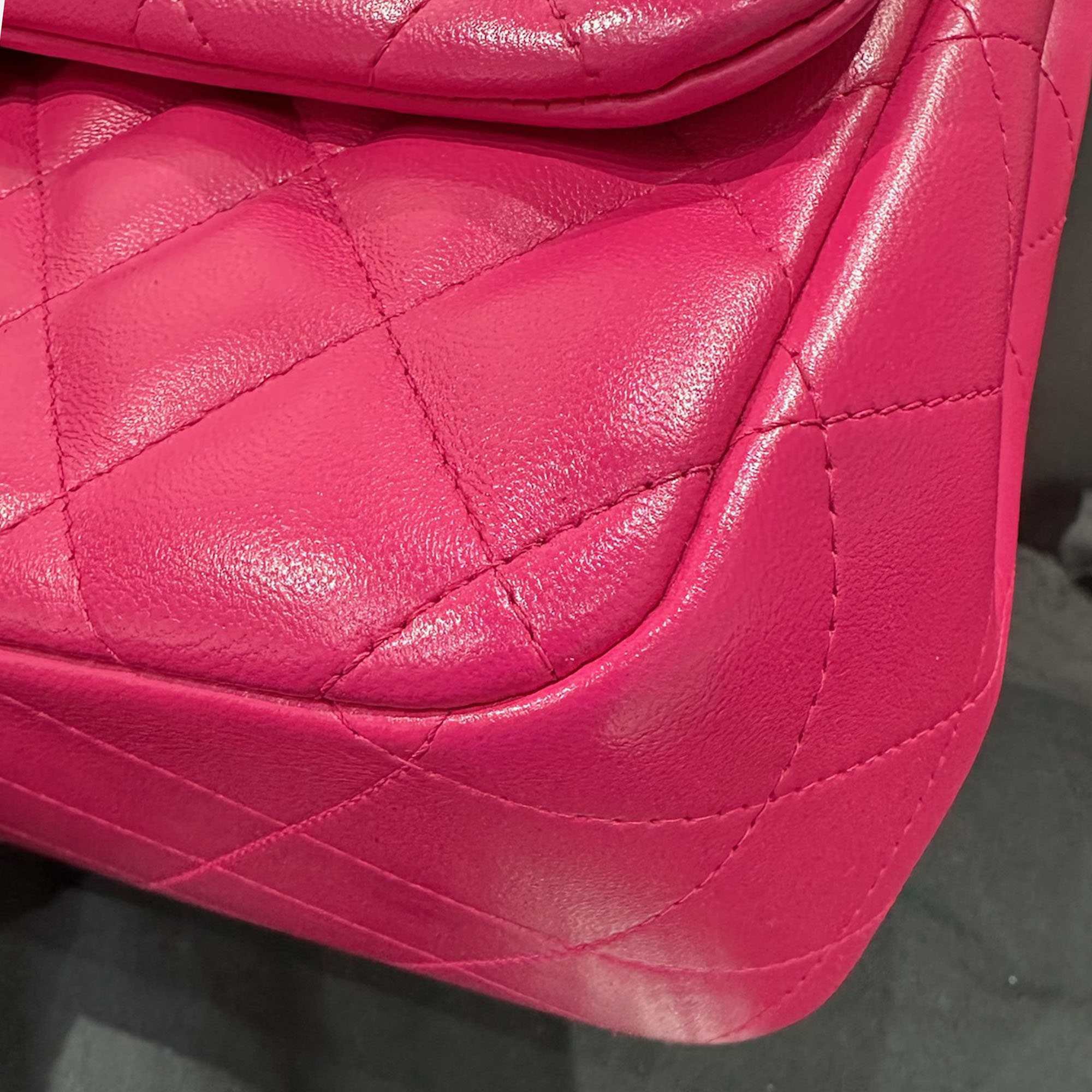 Chanel Hot pink cf Jumbo bag 