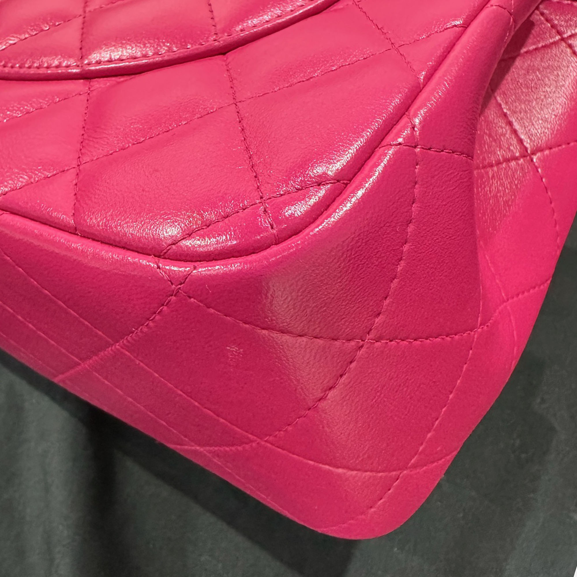Chanel Hot pink cf Jumbo bag 