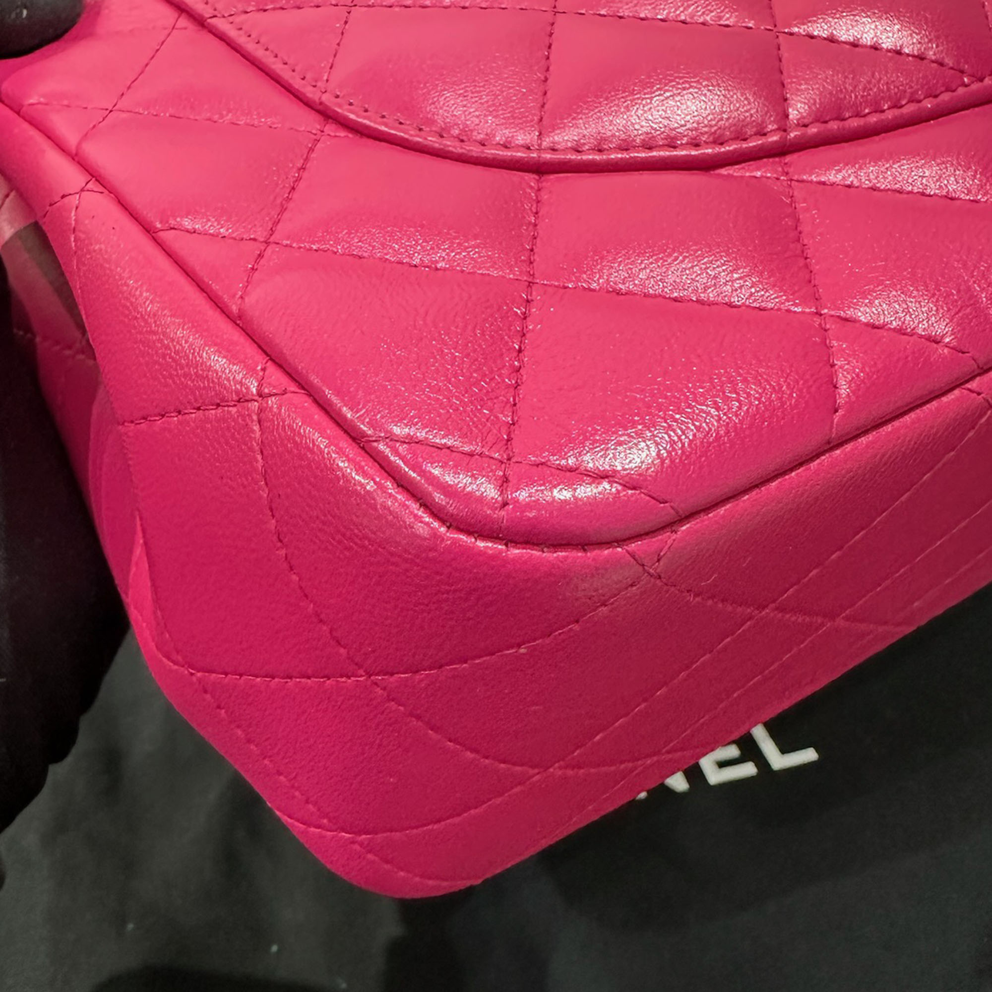 Chanel Hot pink cf Jumbo bag 