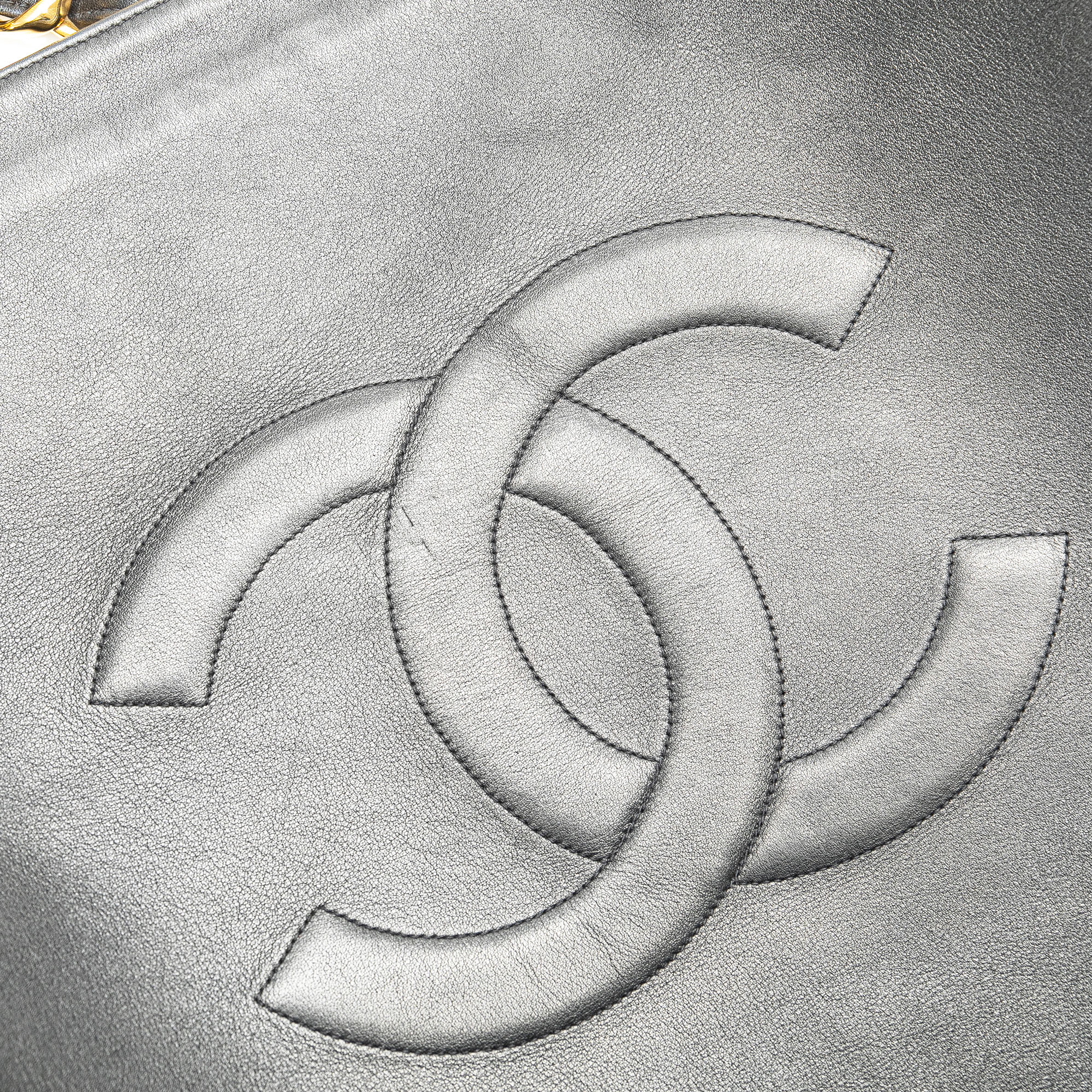 Chanel Black CC Lambskin XL Tote Bag 
