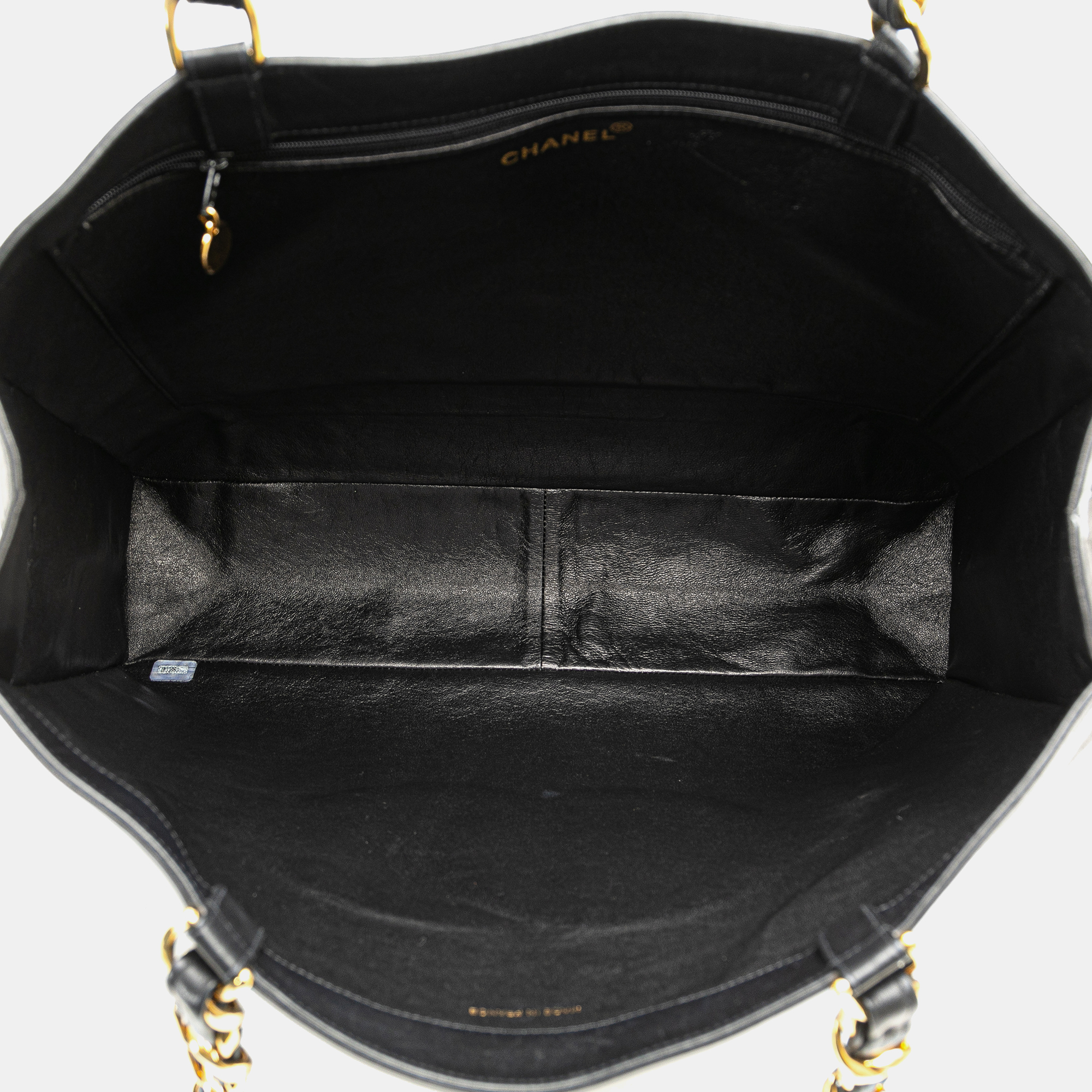 Chanel Black CC Lambskin XL Tote Bag 