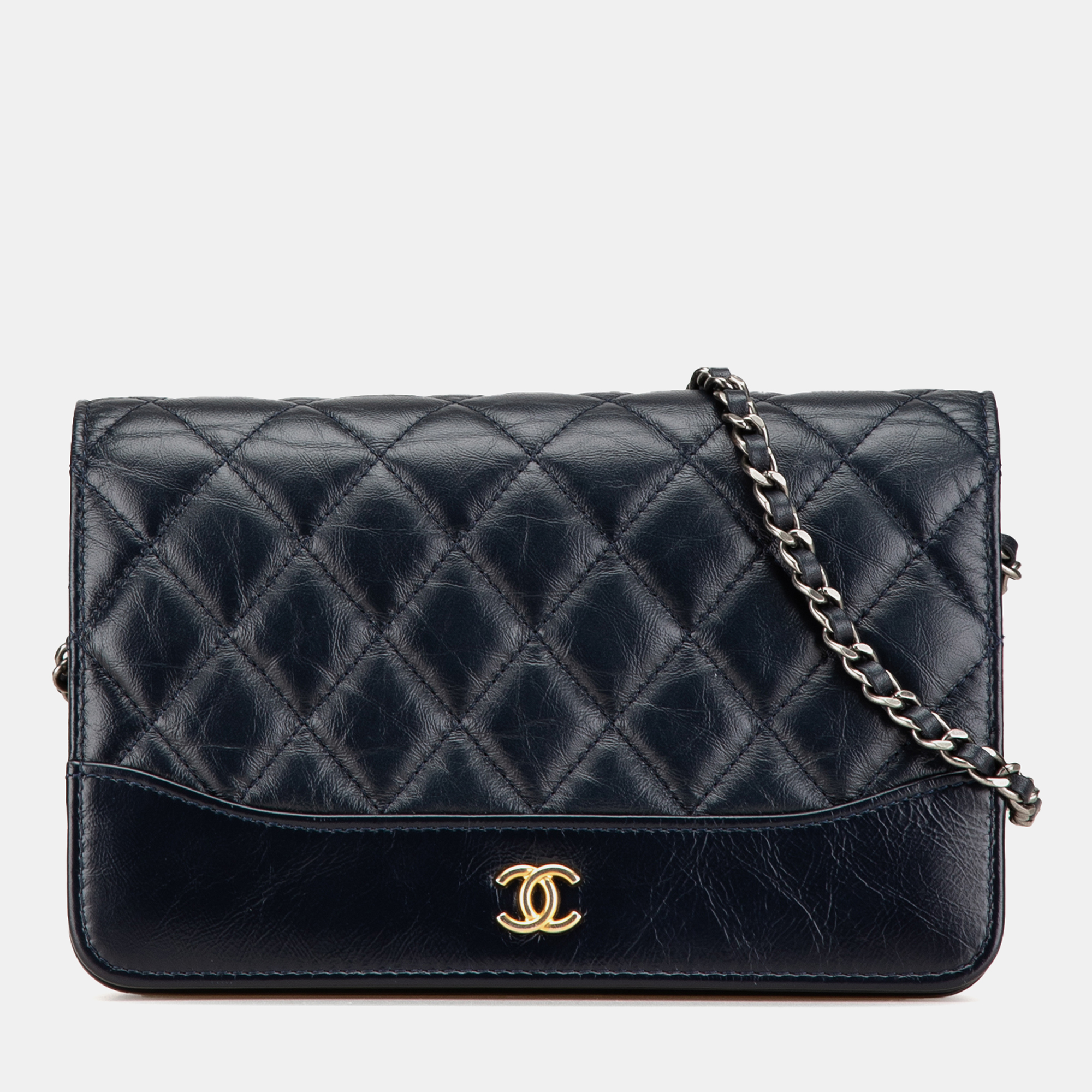 

Chanel Black Quilted Aged Calfskin Gabrielle Wallet On Chain