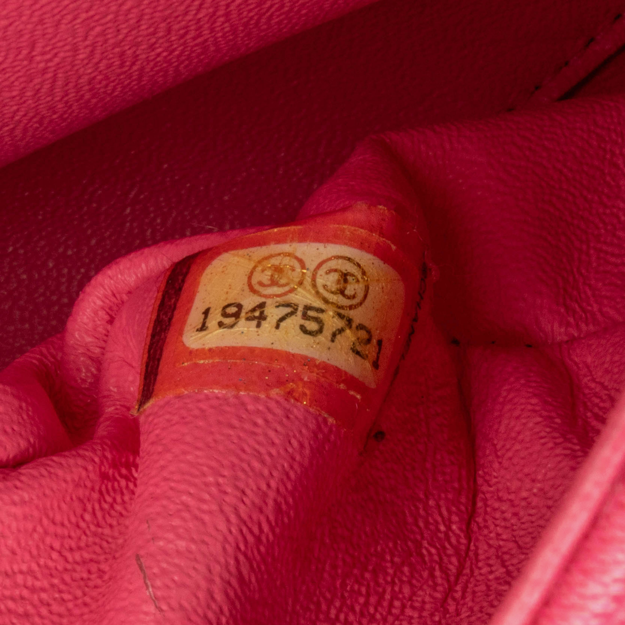 Chanel Pink Medium Classic Jersey Double Flap Bag 