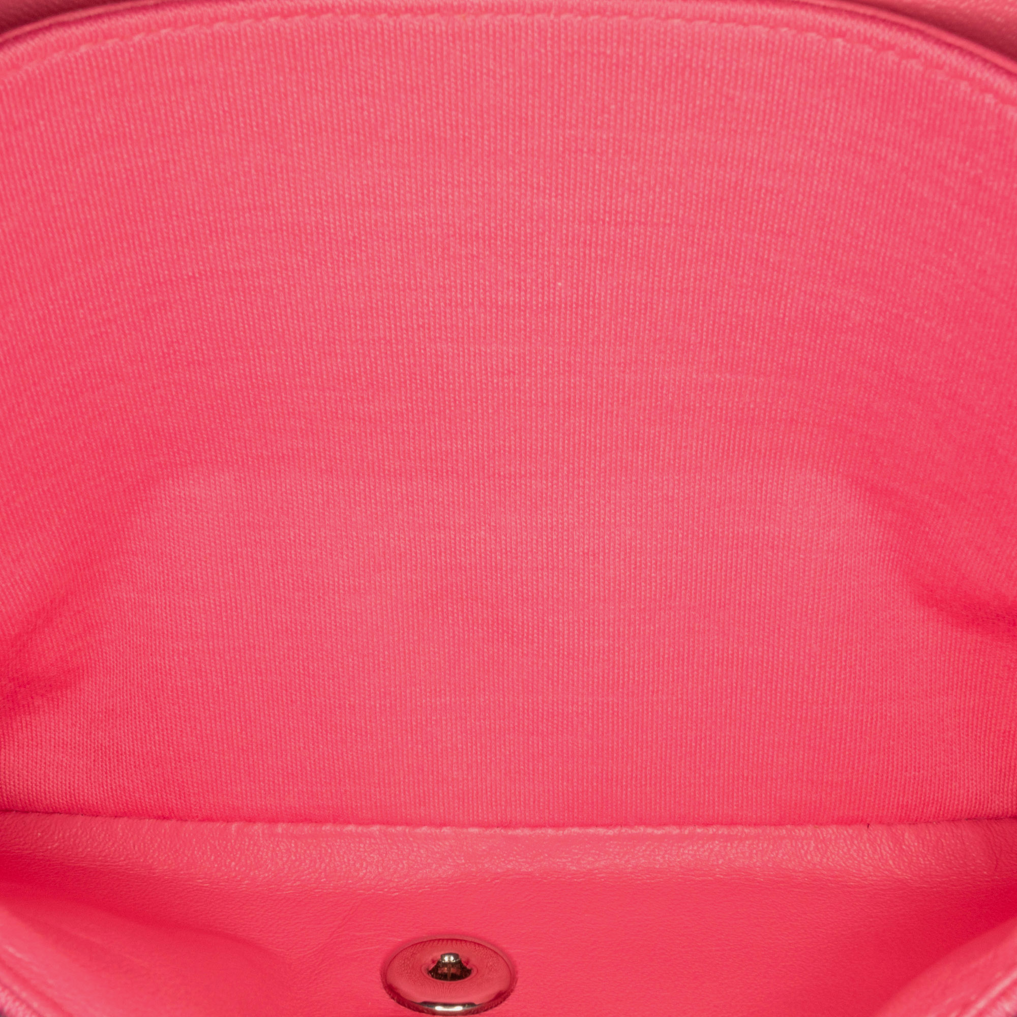 Chanel Pink Medium Classic Jersey Double Flap Bag 