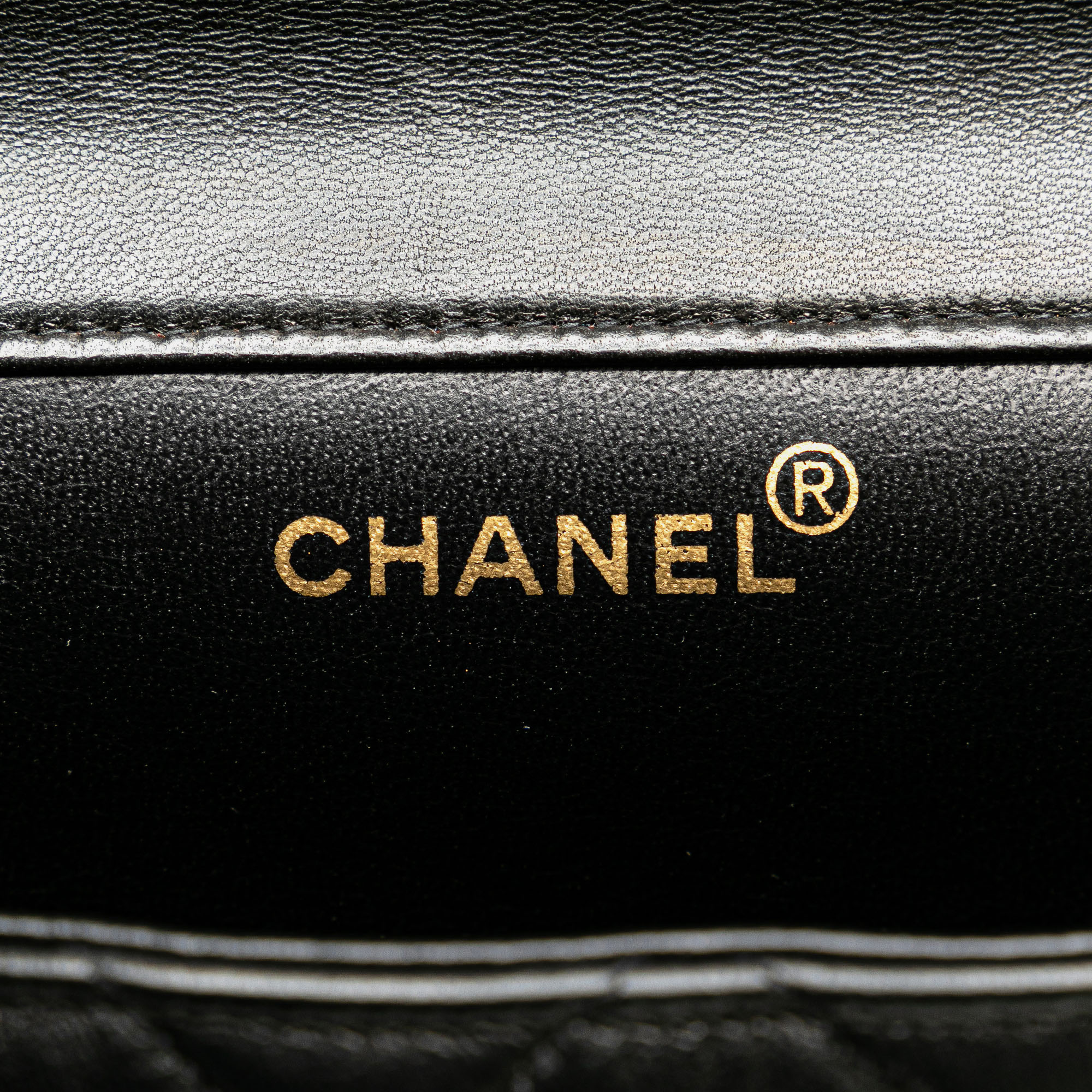 Chanel Black Jumbo Lambskin Double Sided Flap Bag 