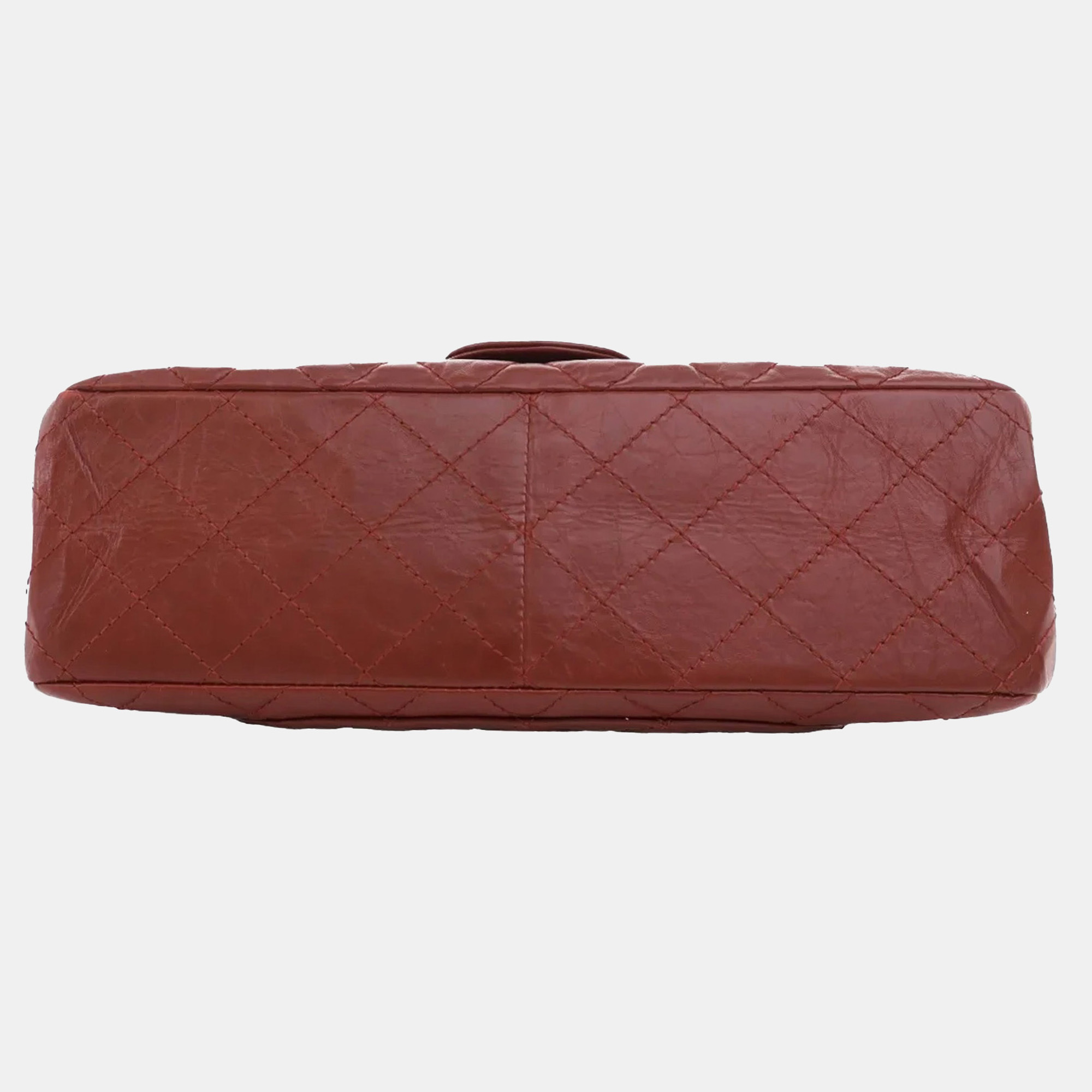 Chanel Red Reissue 2.55 Aged Calfskin Double Flap 227 