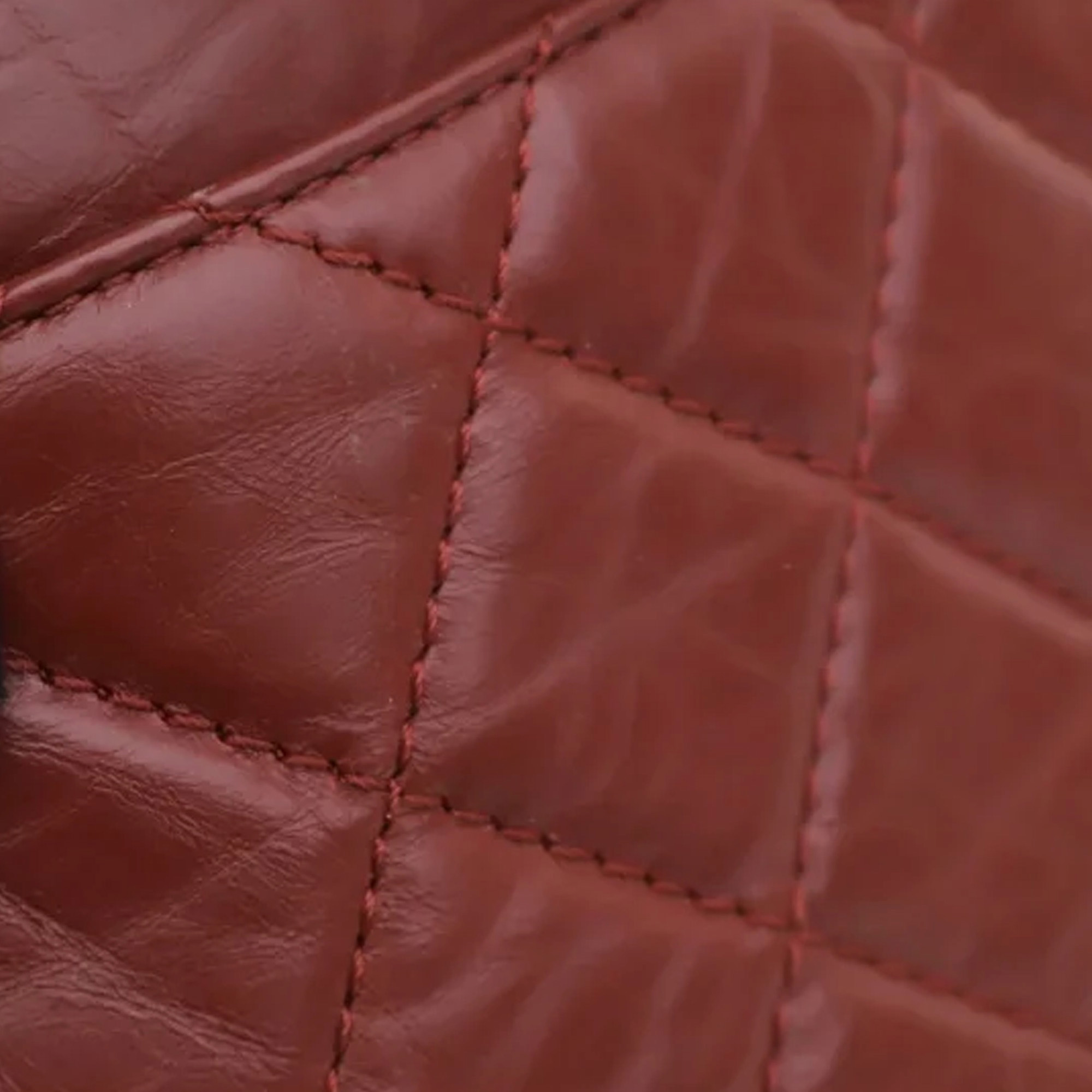 Chanel Red Reissue 2.55 Aged Calfskin Double Flap 227 