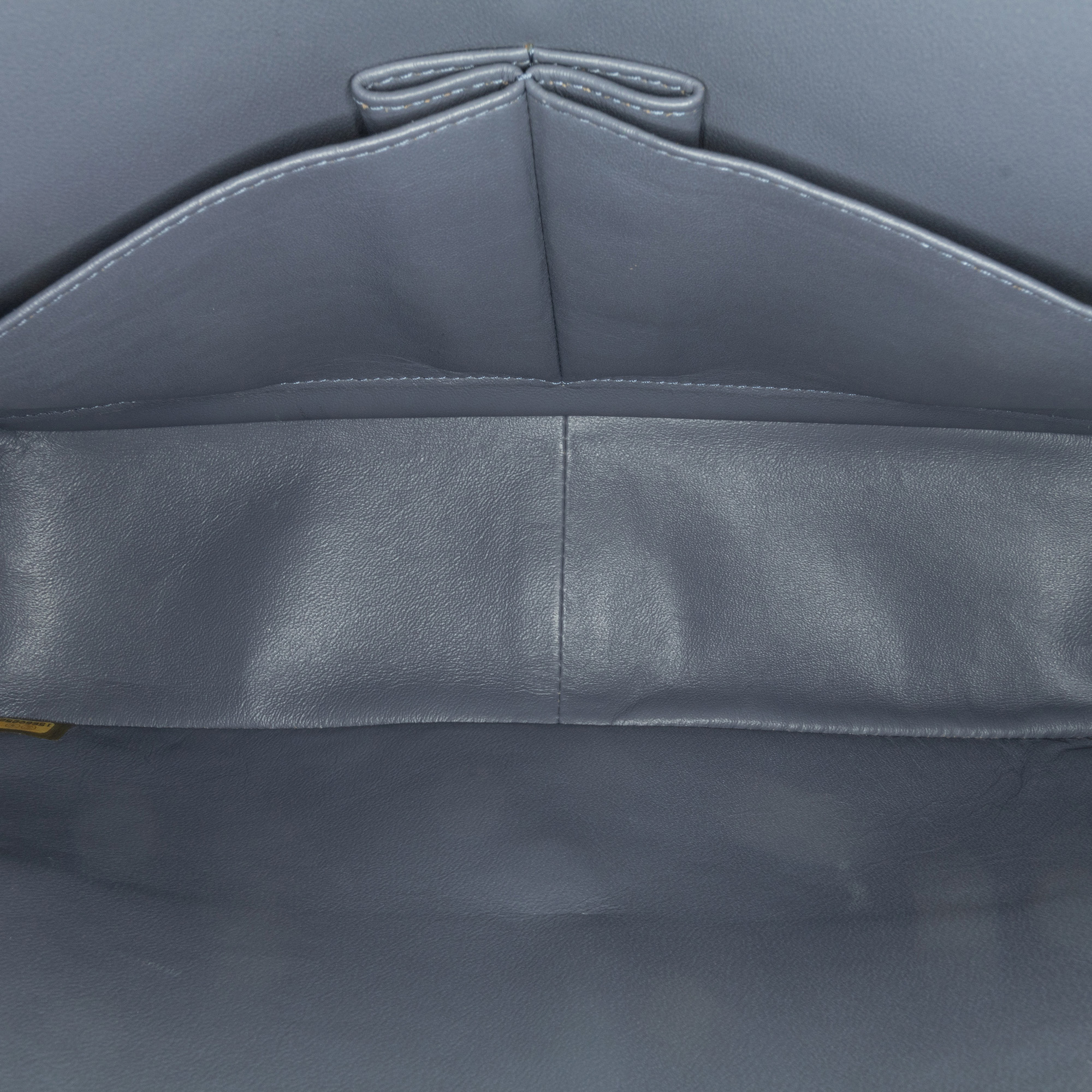 Chanel Purple Jumbo Classic Lambskin Double Flap 