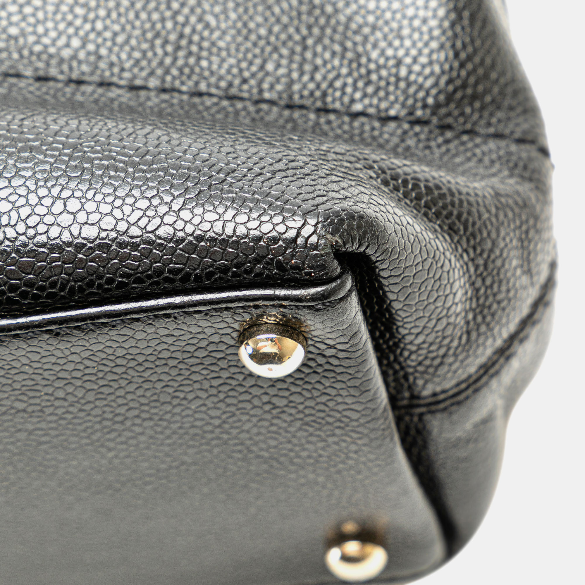 Chanel Black CC Caviar Tote 