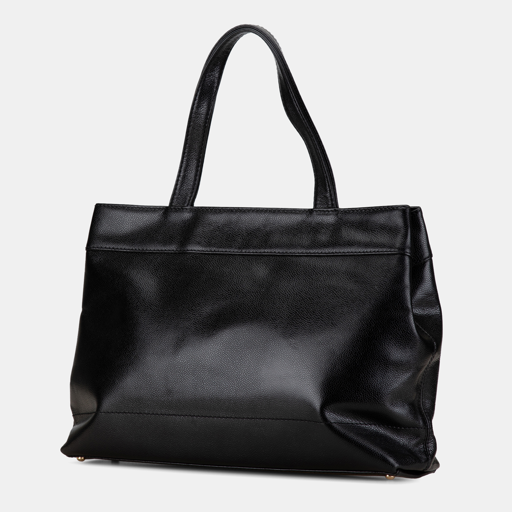 Chanel Black CC Caviar Tote 