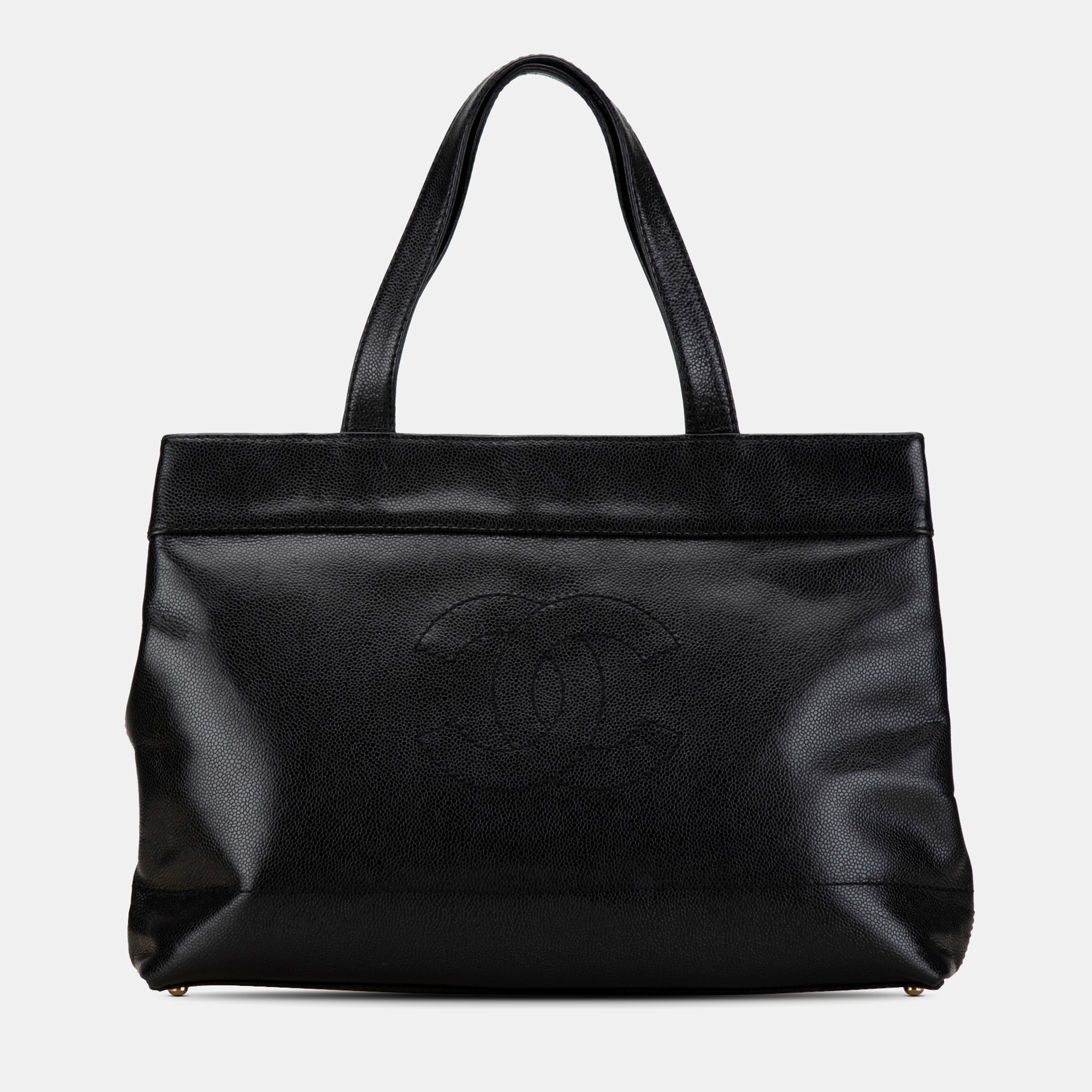 

Chanel Black CC Caviar Tote