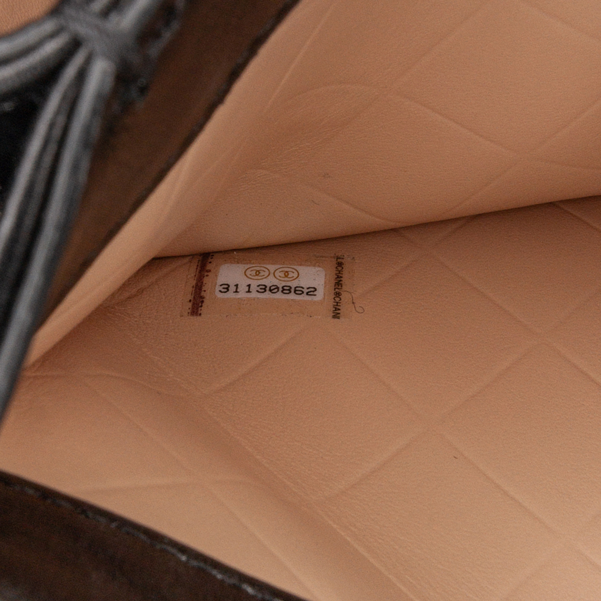 Chanel Black CC Quilted Calfskin Round Moon Messenger Flap 