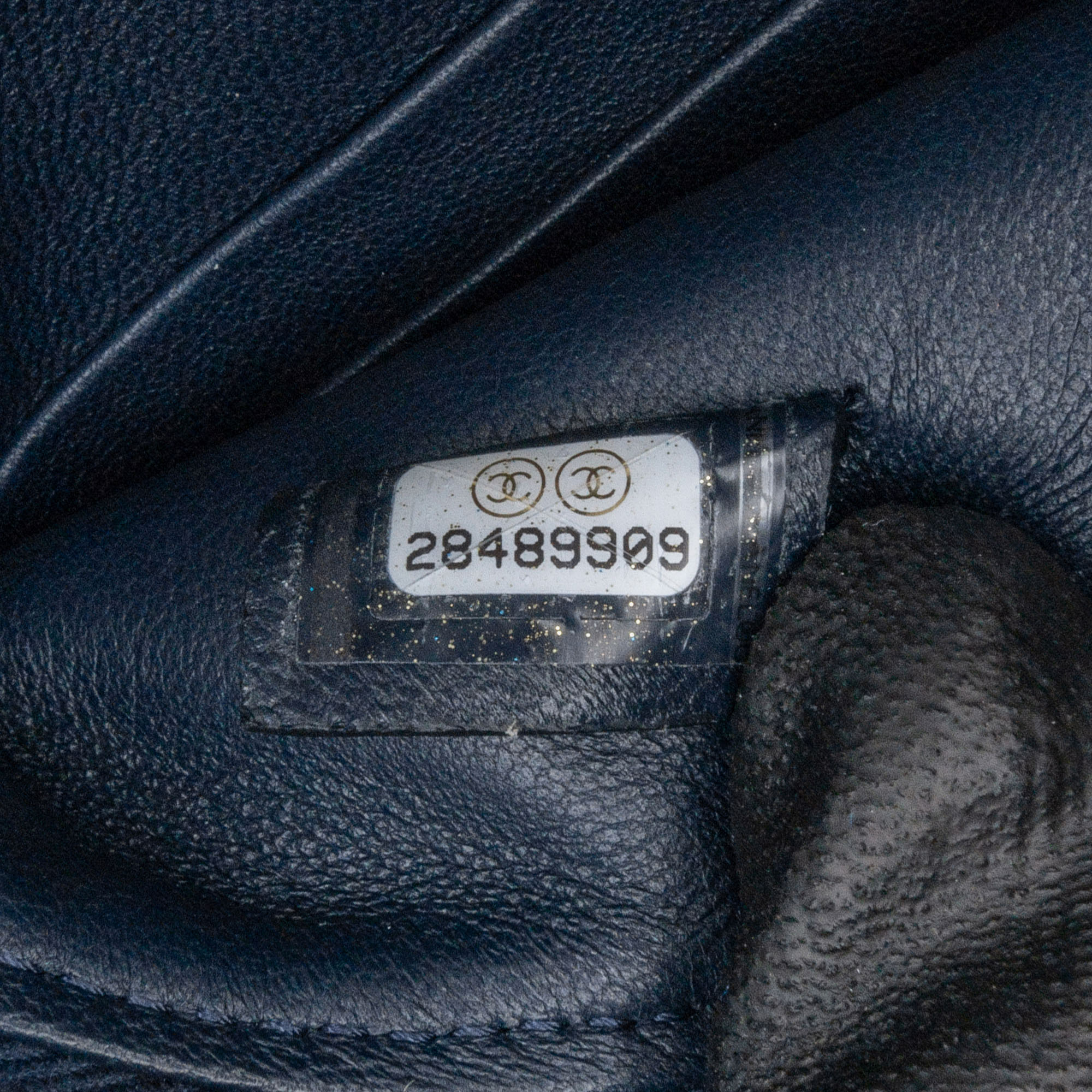 Chanel Blue Quilted Velvet 31 Clutch 