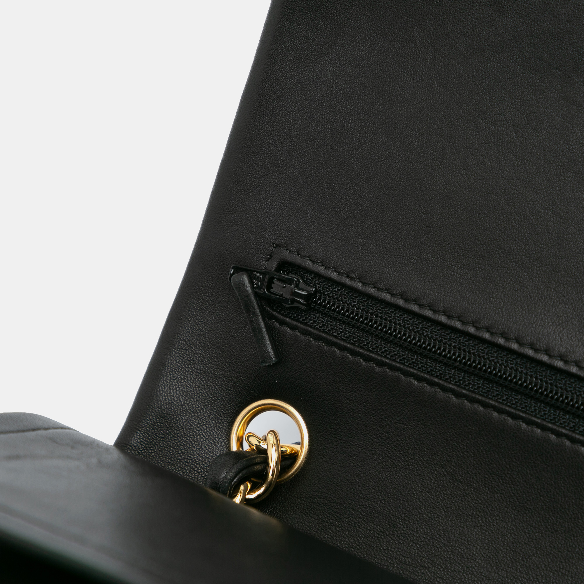 Chanel Black Jumbo Classic Lambskin Double Flap 