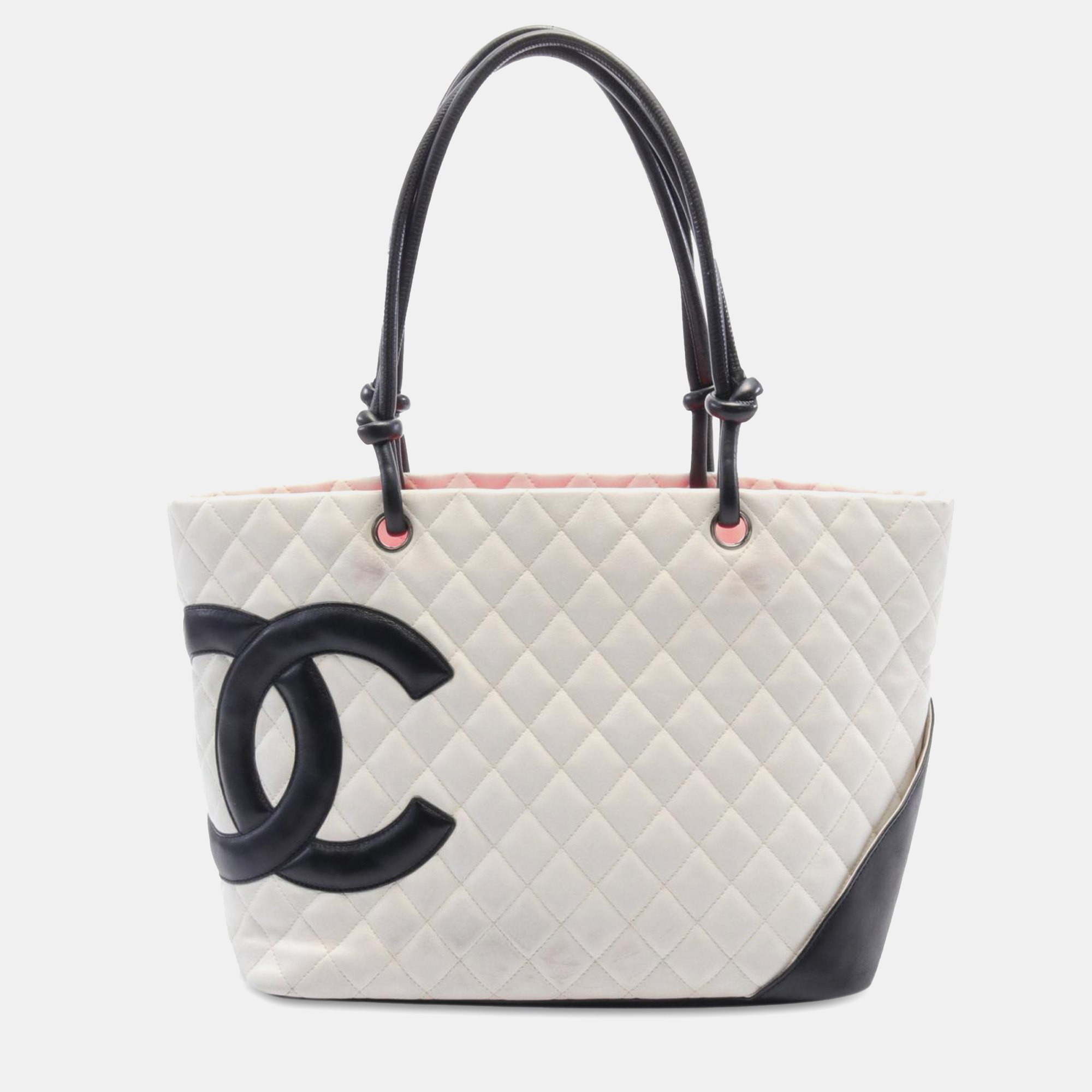 

Chanel White Large Cambon Ligne Tote