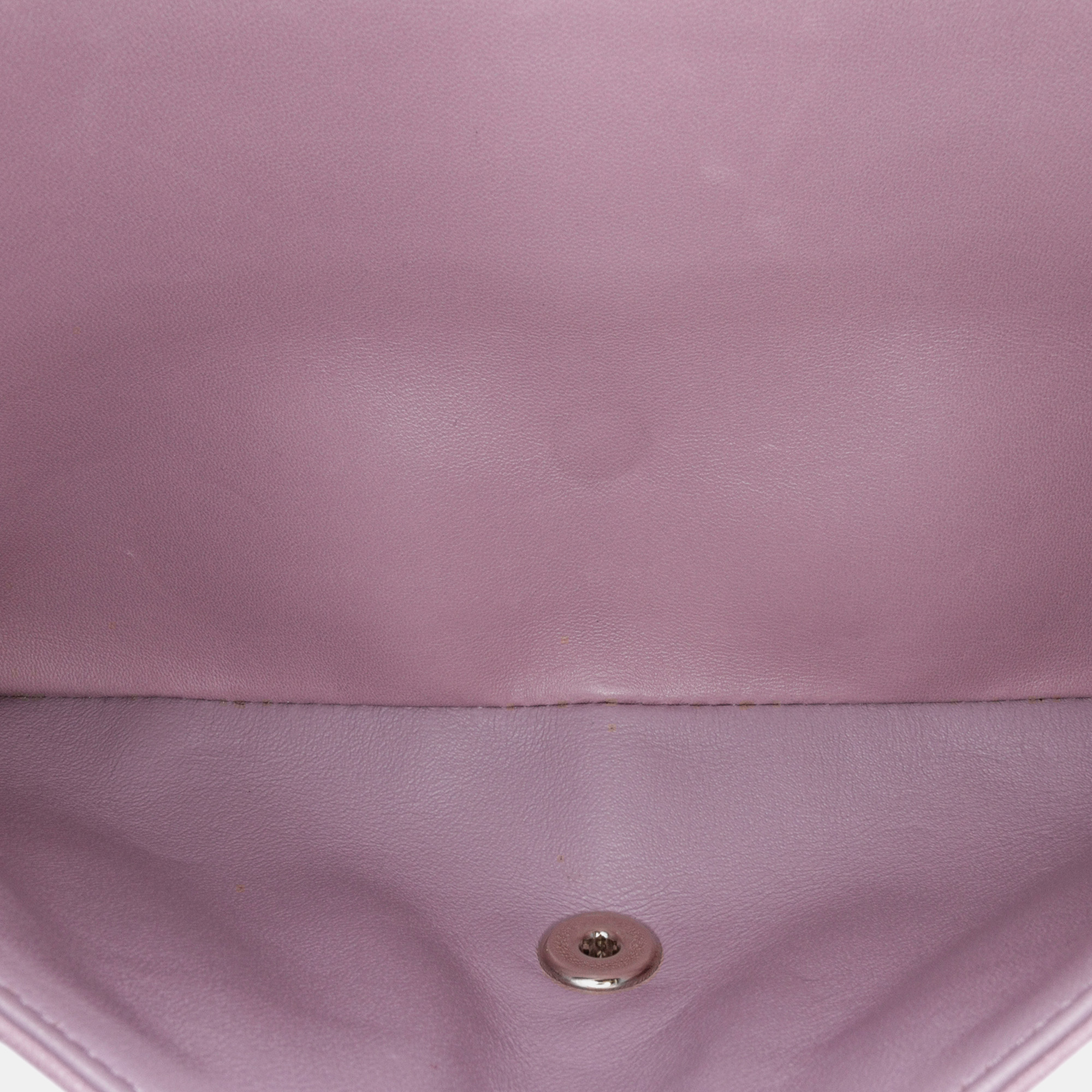 Chanel Purple Jumbo Classic Lambskin Double Flap 