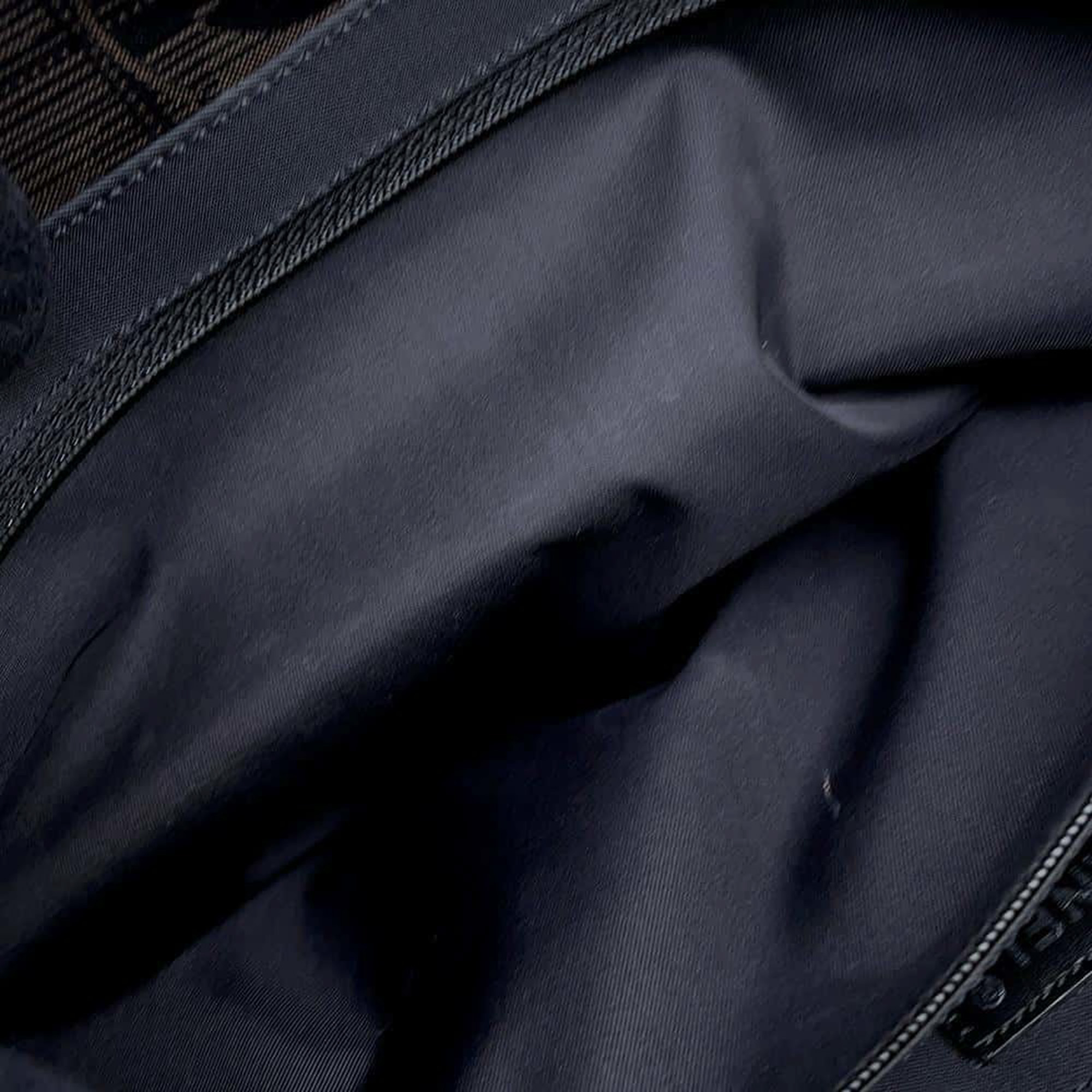 Chanel Brown/Black Nylon Leather New Travel Line Tote Bag 