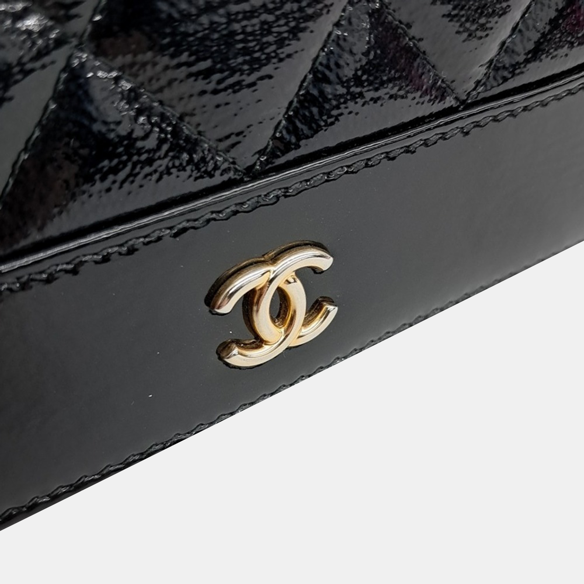Chanel Black Leather Gabrielle WOC Mini Crossbody Bag 