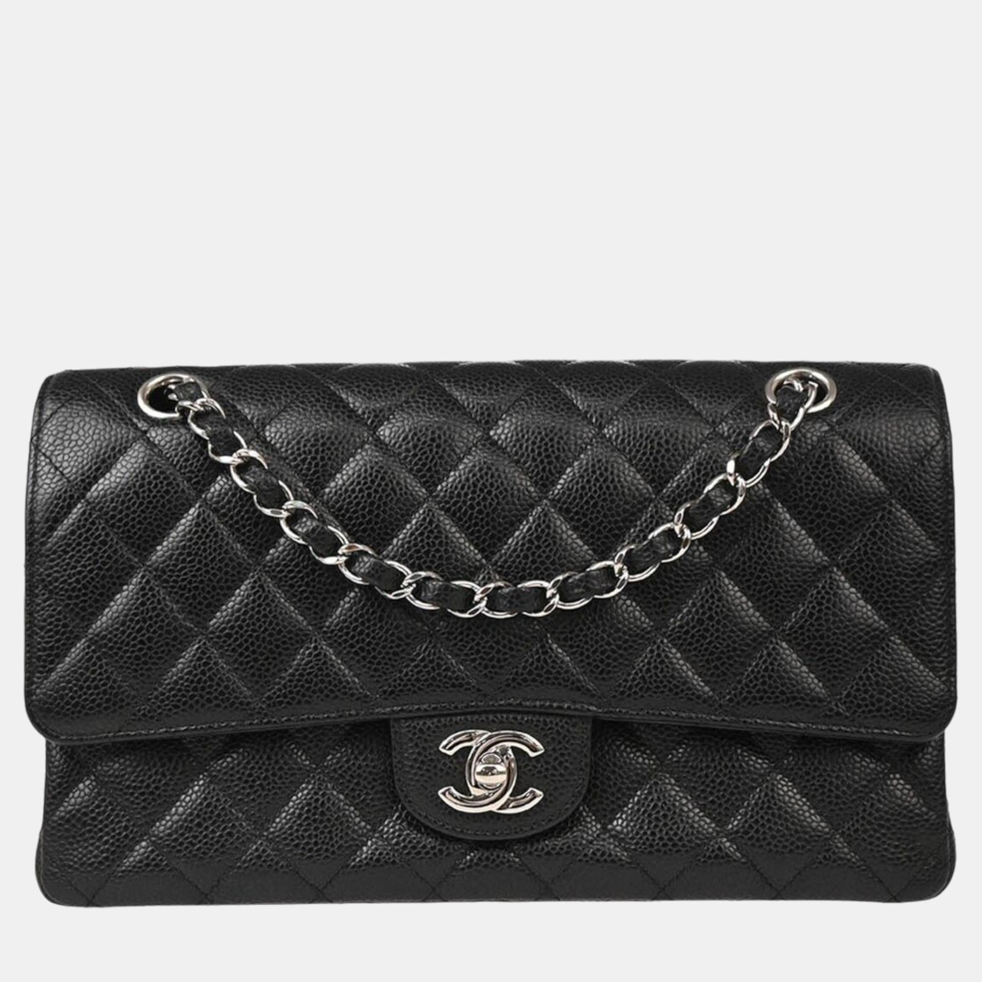 

Chanel Black Shearling Lambskin Comic Tote Bag