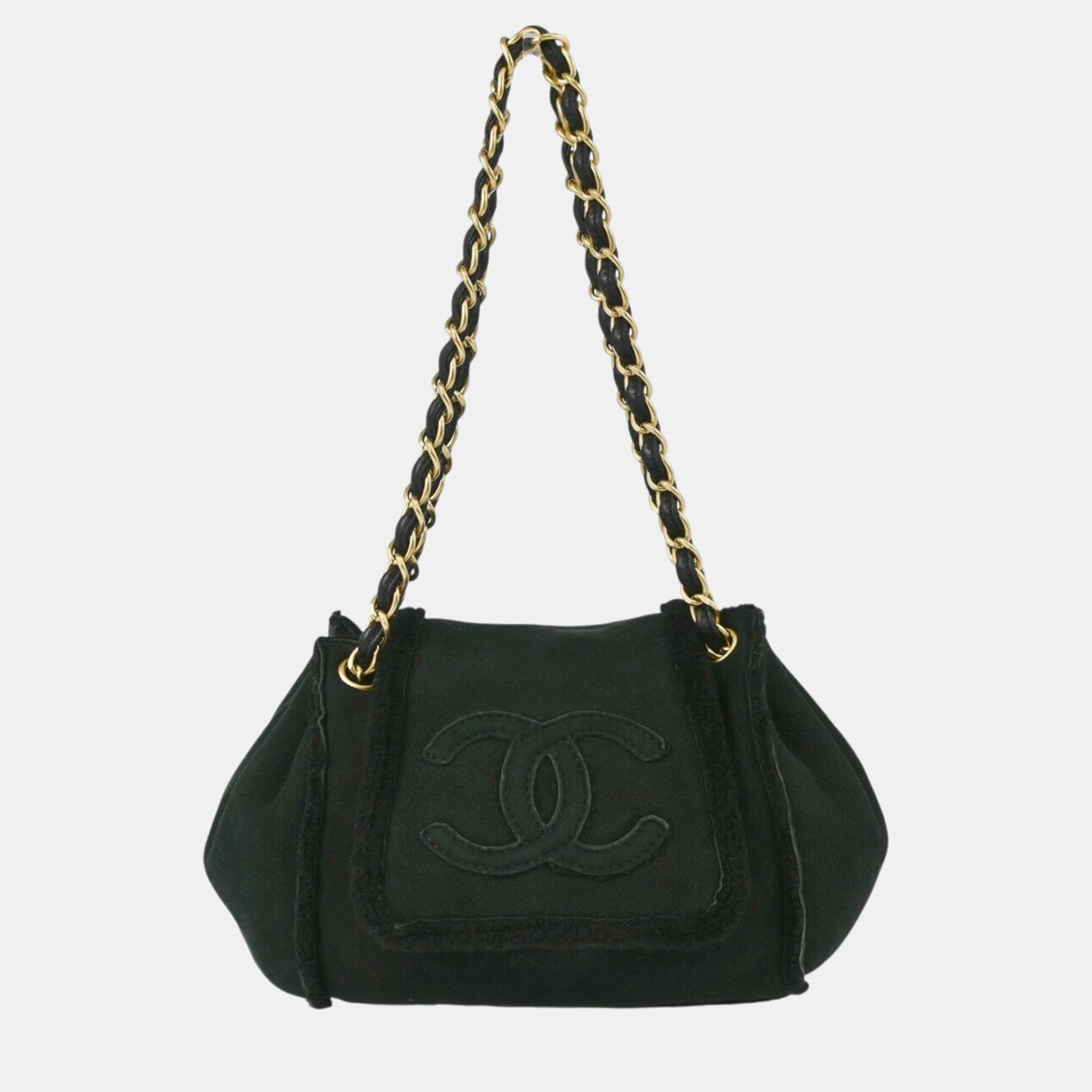 

Chanel Black Mouton Shoulder Bag