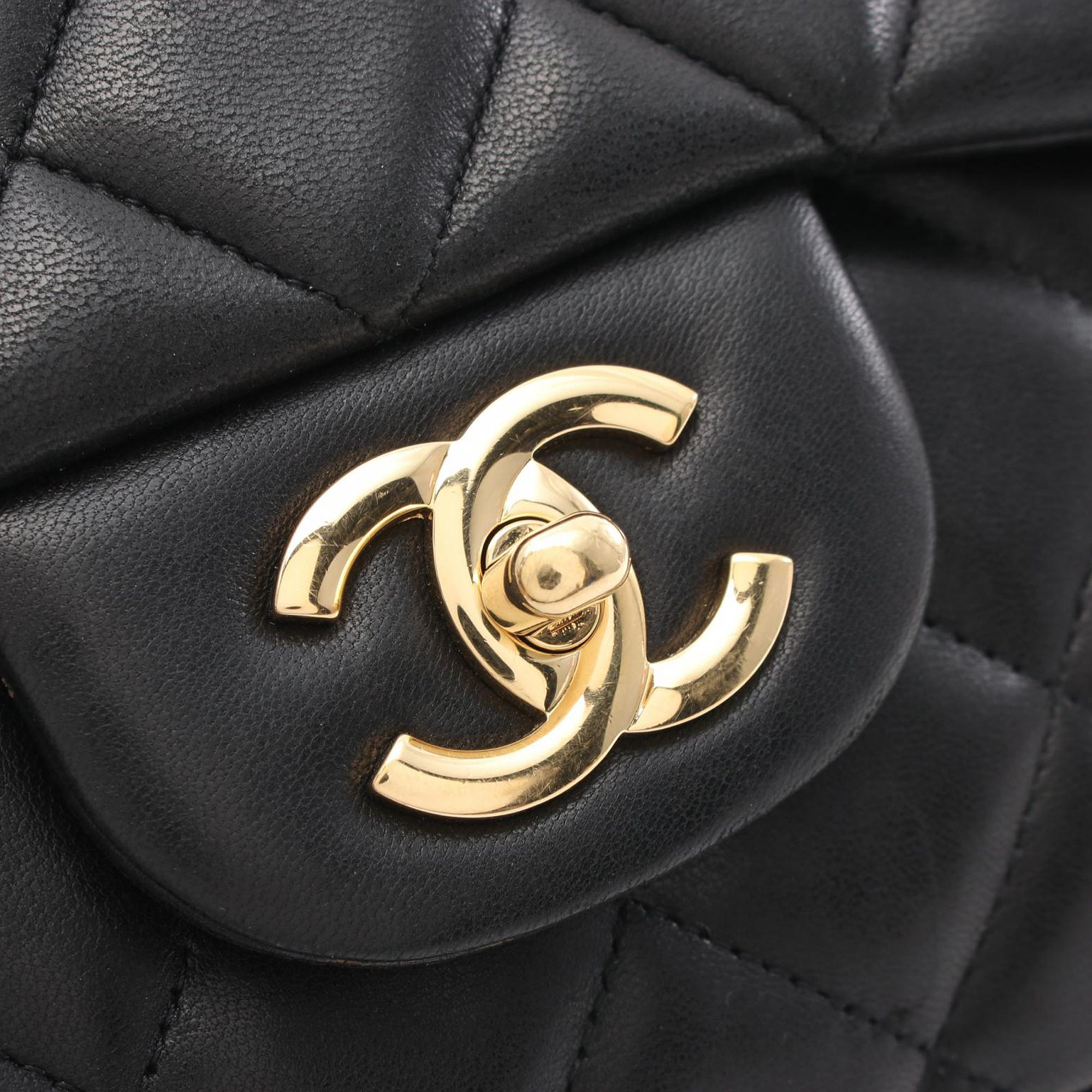 Chanel Black Maxi Classic Lambskin Single Flap 
