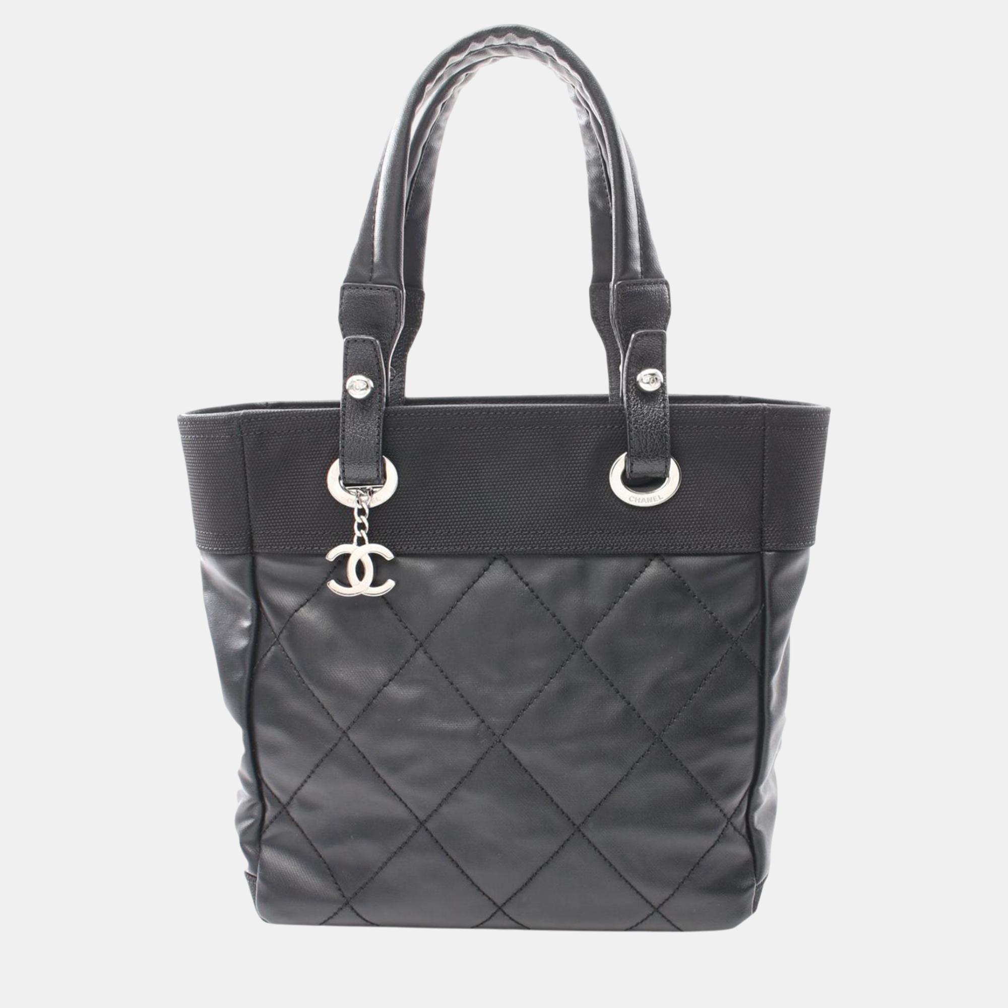 

Chanel Black Small Paris-Biarritz Tote