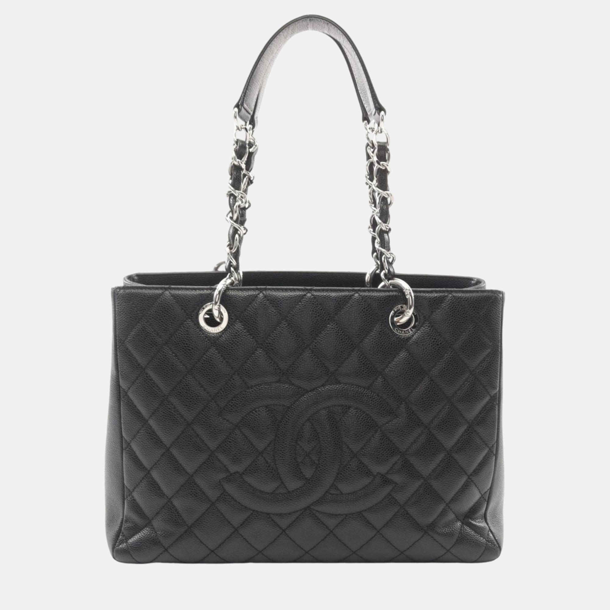 

Chanel Black Caviar Grand Shopping Tote