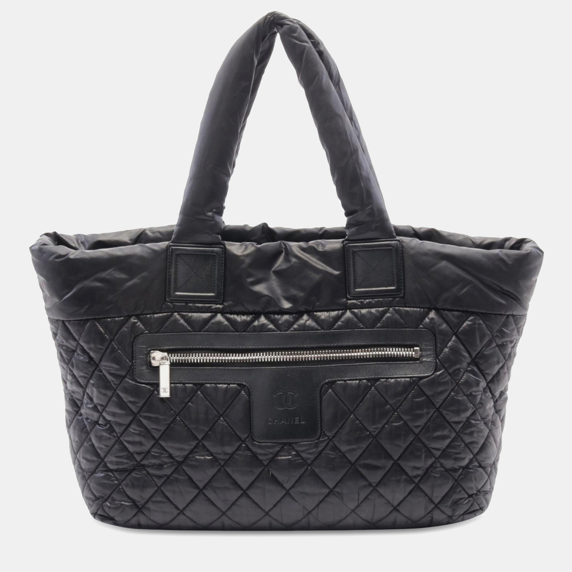 

Chanel Black Nylon Coco Cocoon Tote Bag